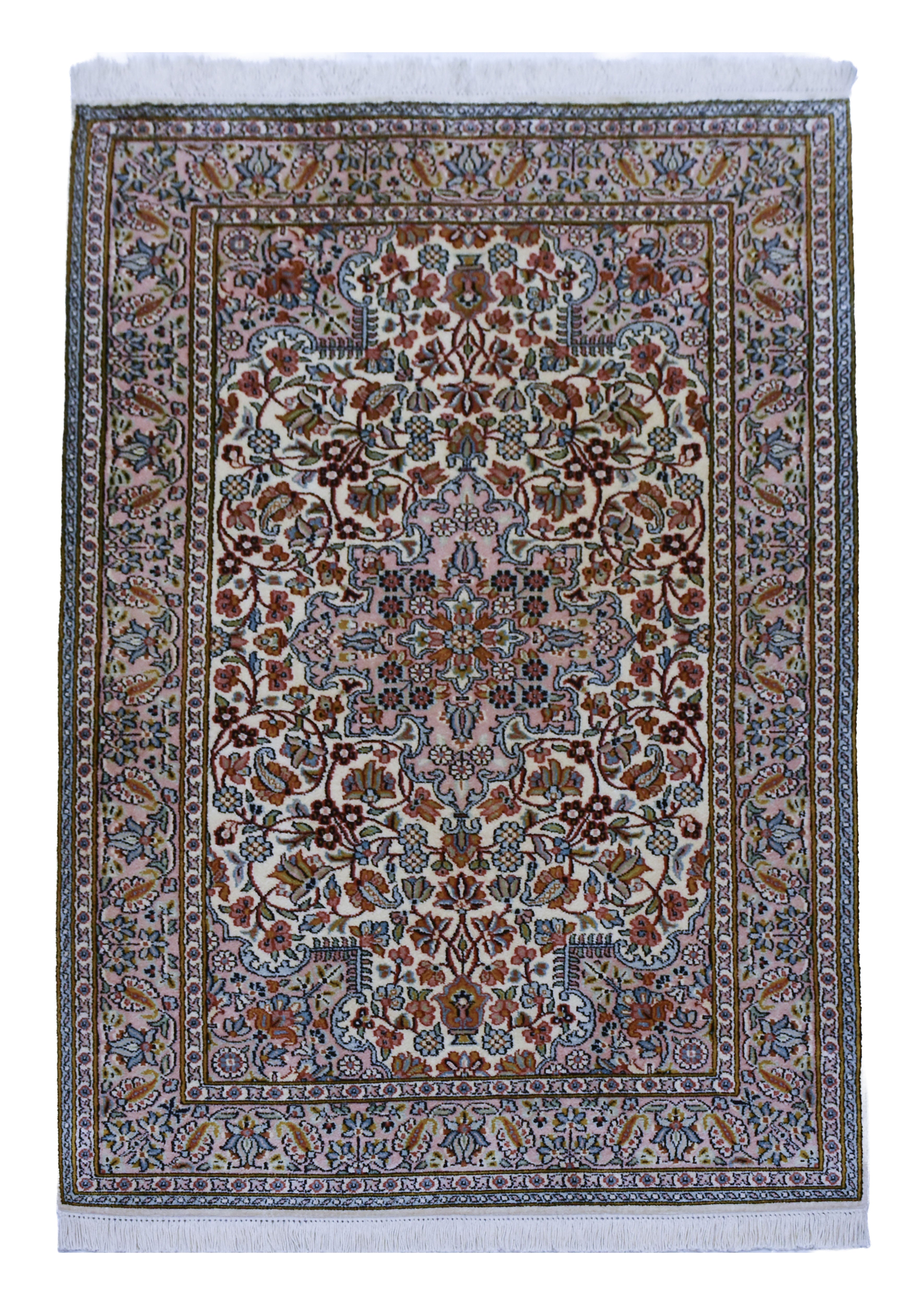 kayoom-kashan-3878-multi-handgewebter-orient-teppich-95x150-cm image 1