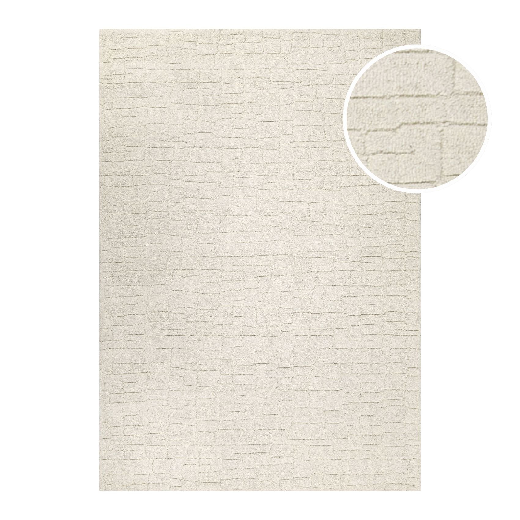 weconhome-hamptons-thirtyone-kurzflor-teppich-creme-wei image 1