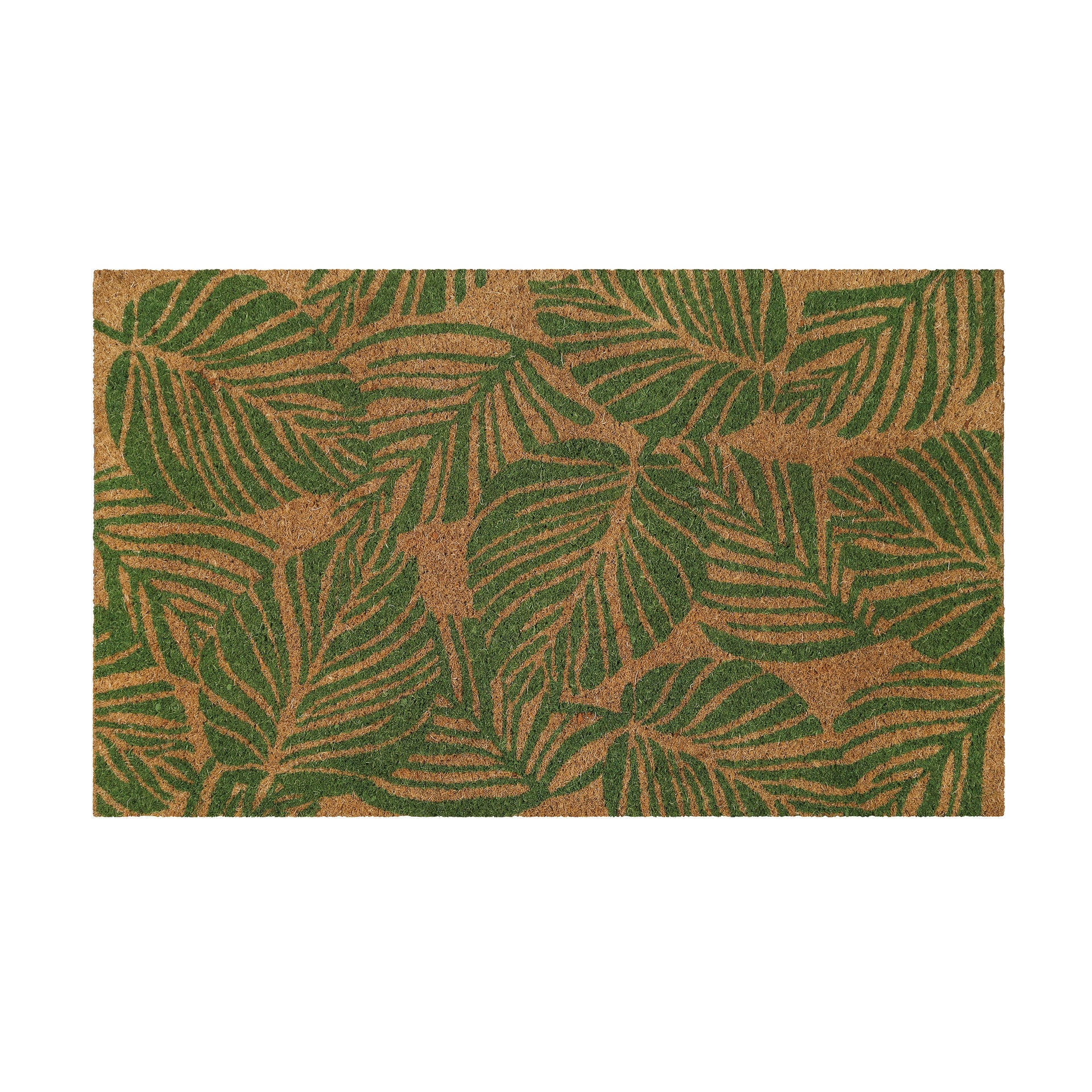weconhome-jungle-mat-fu-matte-kokos-natur-gr-n-eckig image 2