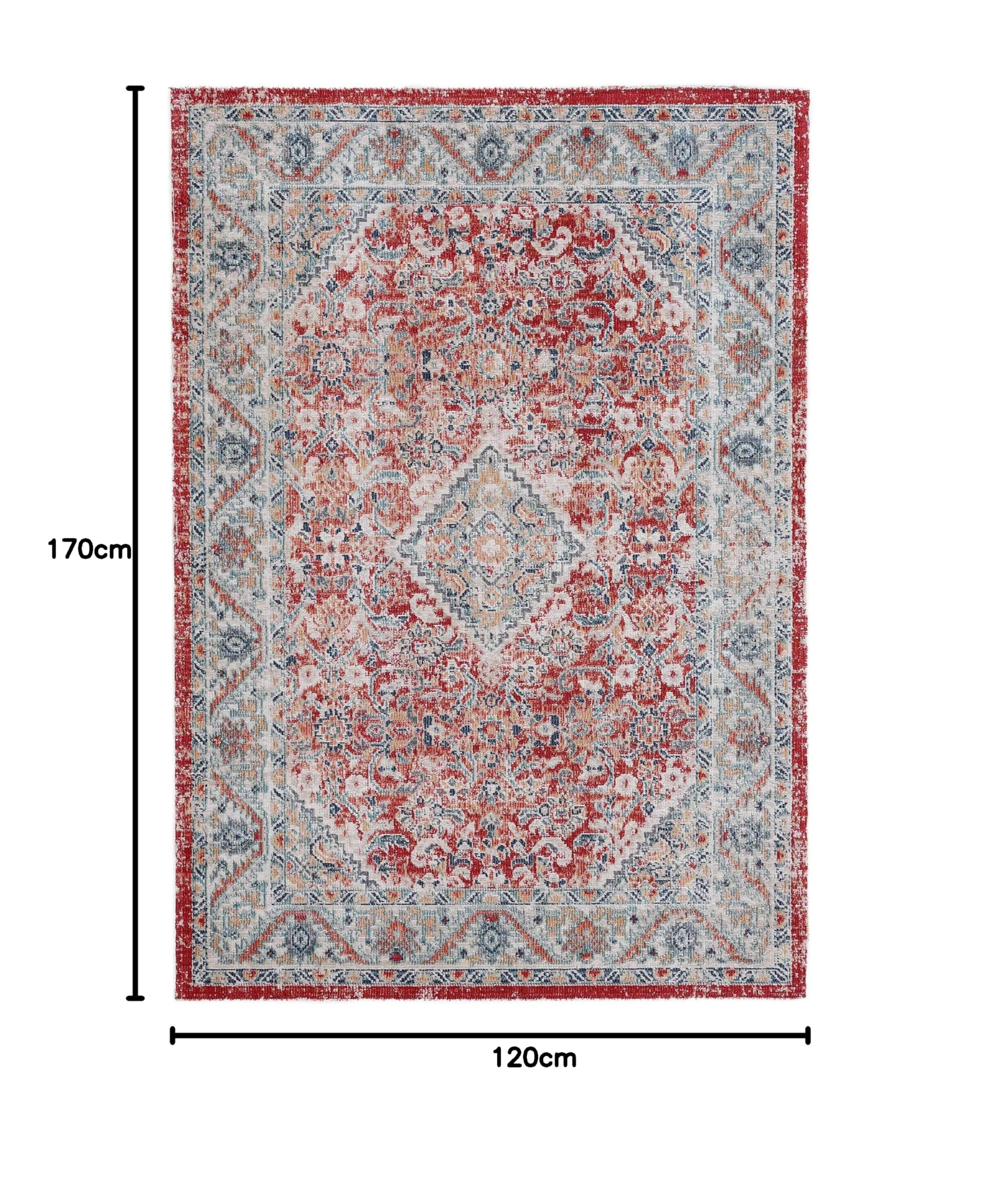 carpetfine-flachgewebeteppich-noah-rot-120x170-cm-moderner-vintage-teppich-f-r-w image 2
