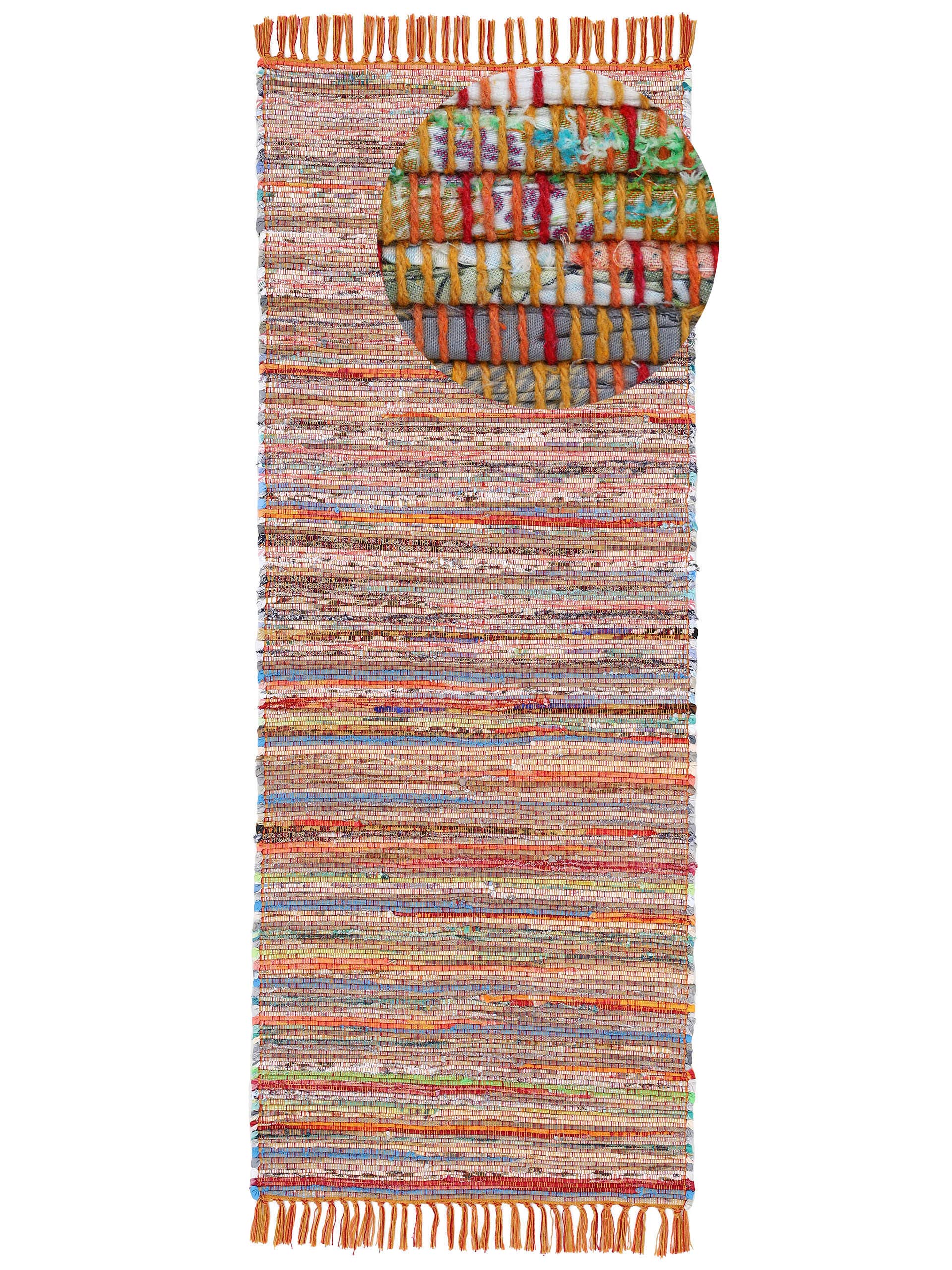 carpetfine-kelim-chindi-l-ufer-75x240-cm-in-gr-n image 8