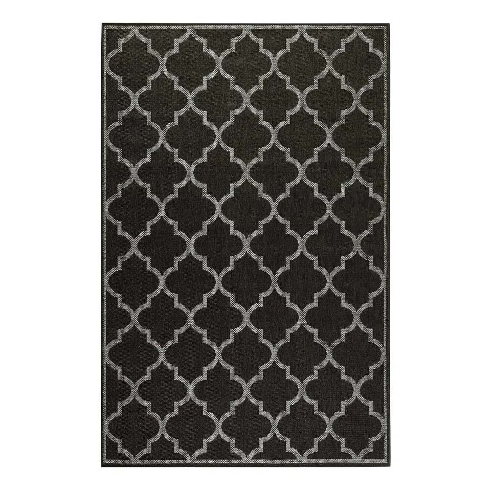 weconhome-outdoor-teppich-gleamy-anthrazit-grau-gewebt image 1
