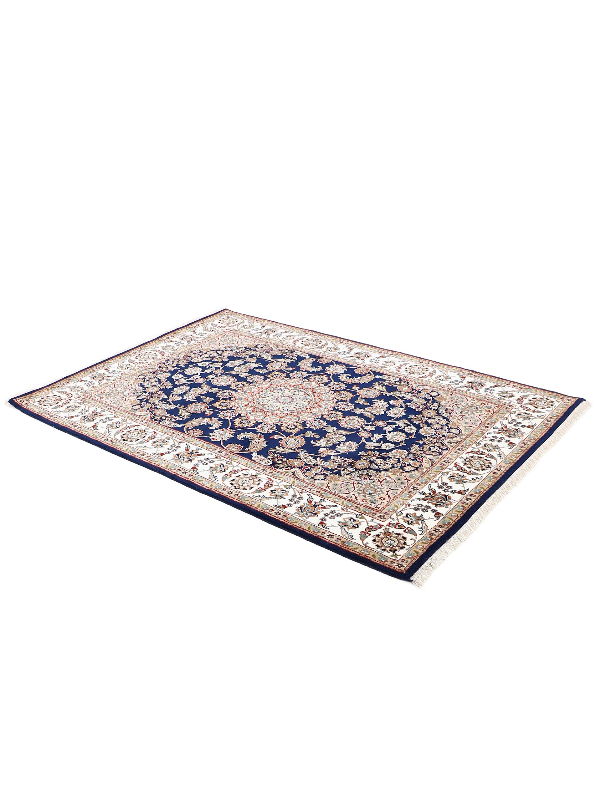 carpetfine-nain-teppich-blau-70x140-cm-handgekn-pft-wolle image 3