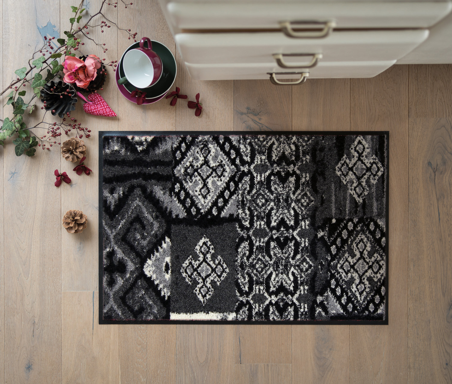 salonloewe-la-grange-black-eingangsmatte-45-x-70-cm-elegantes-landhaus-design image 2
