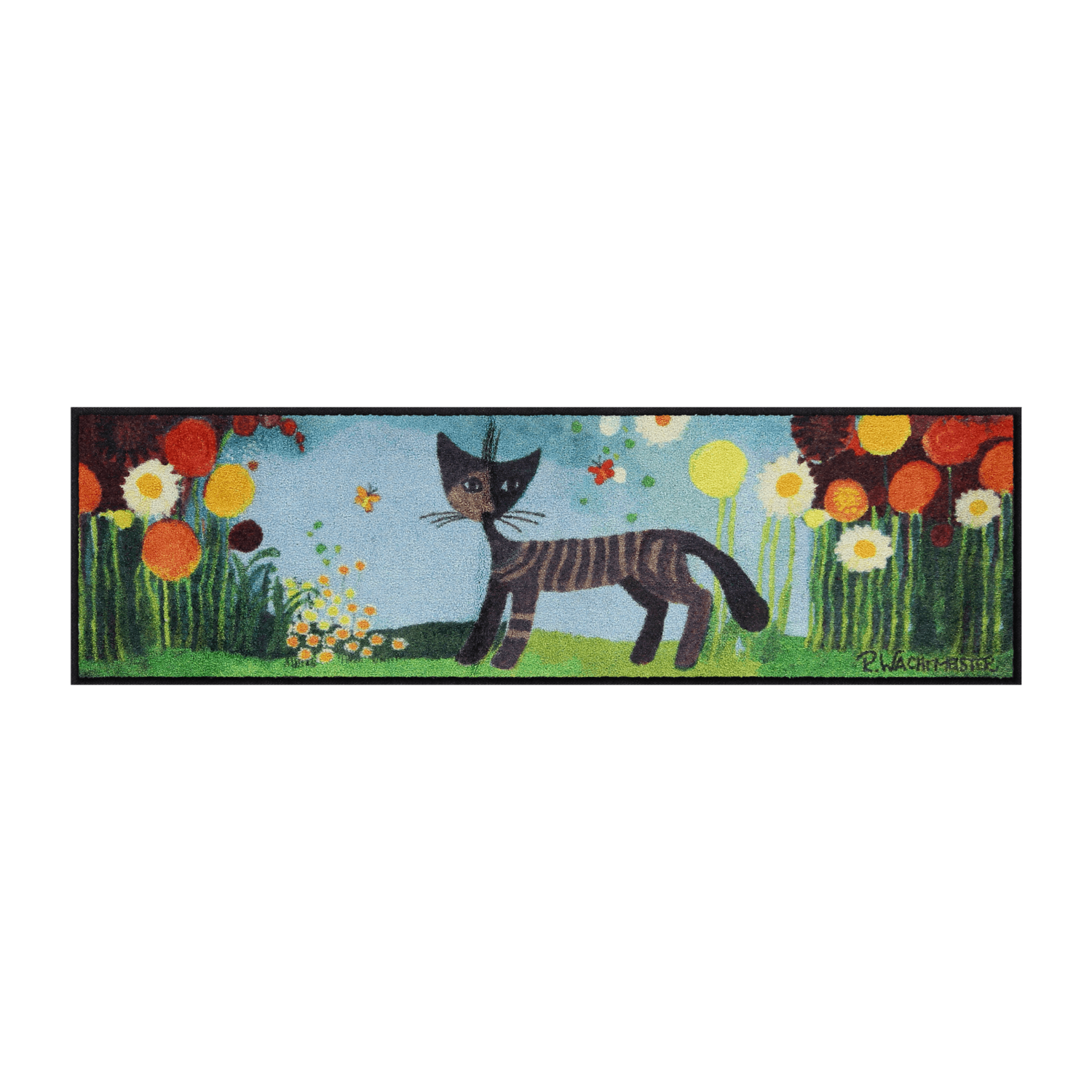 salonloewe-margherite-halb-rund-35-x-120-cm-fu-matte-mit-katzenmotiv-von-r-wacht image 1