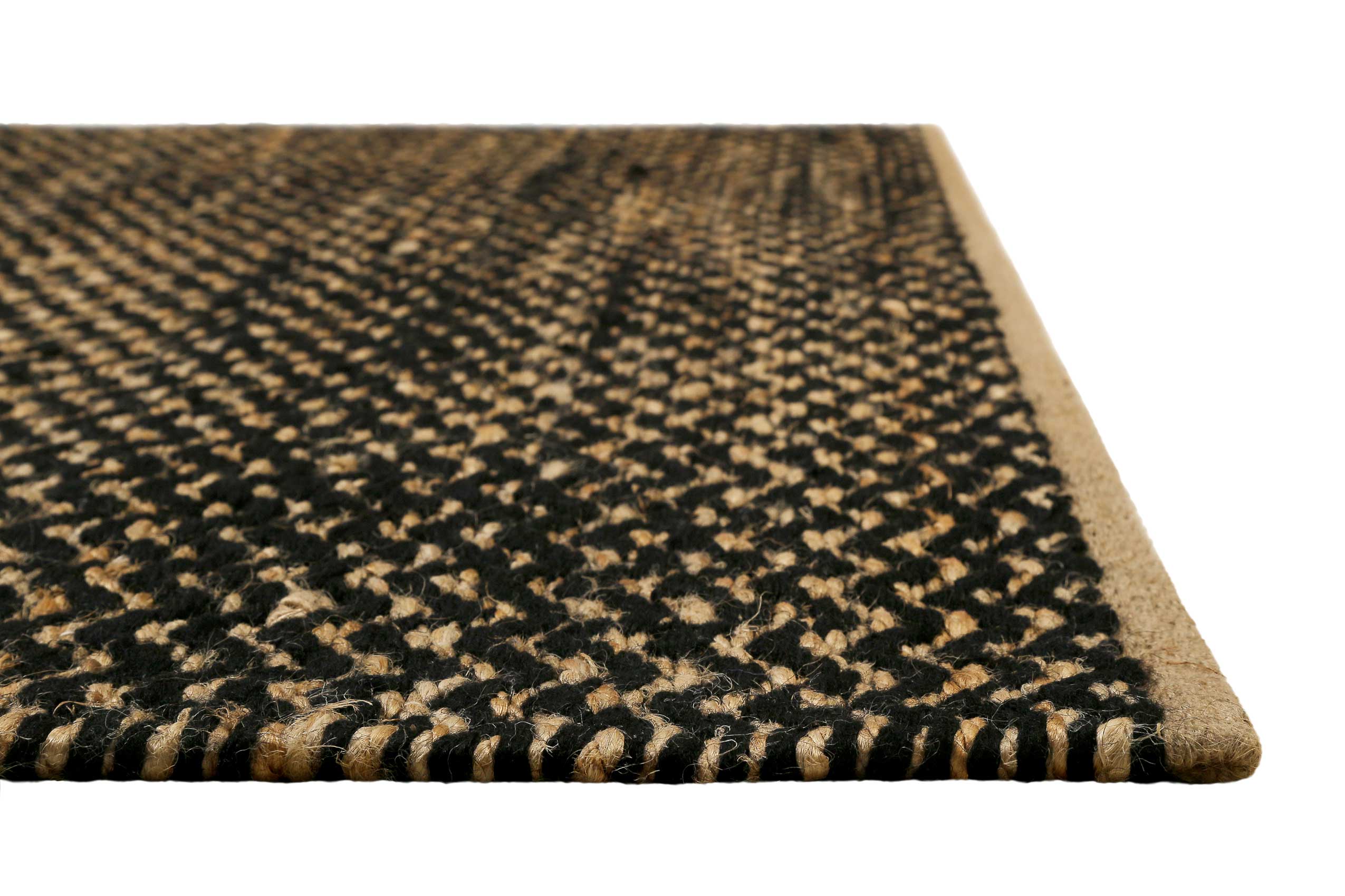 weconhome-green-looop-kelim-teppich-montpellier-schwarz-beige-naturfaser image 3