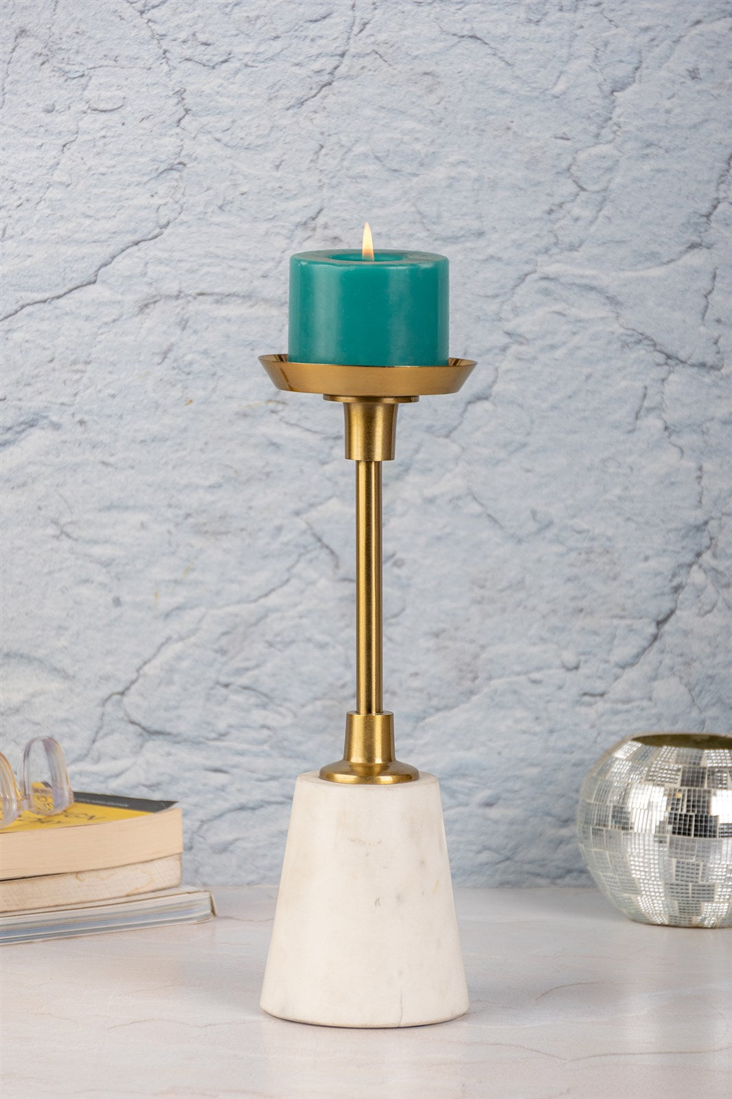 kayoom-kerzenhalter-fayya-225-luxuri-ser-kerzenst-nder-aus-marmor-und-eisen image 2