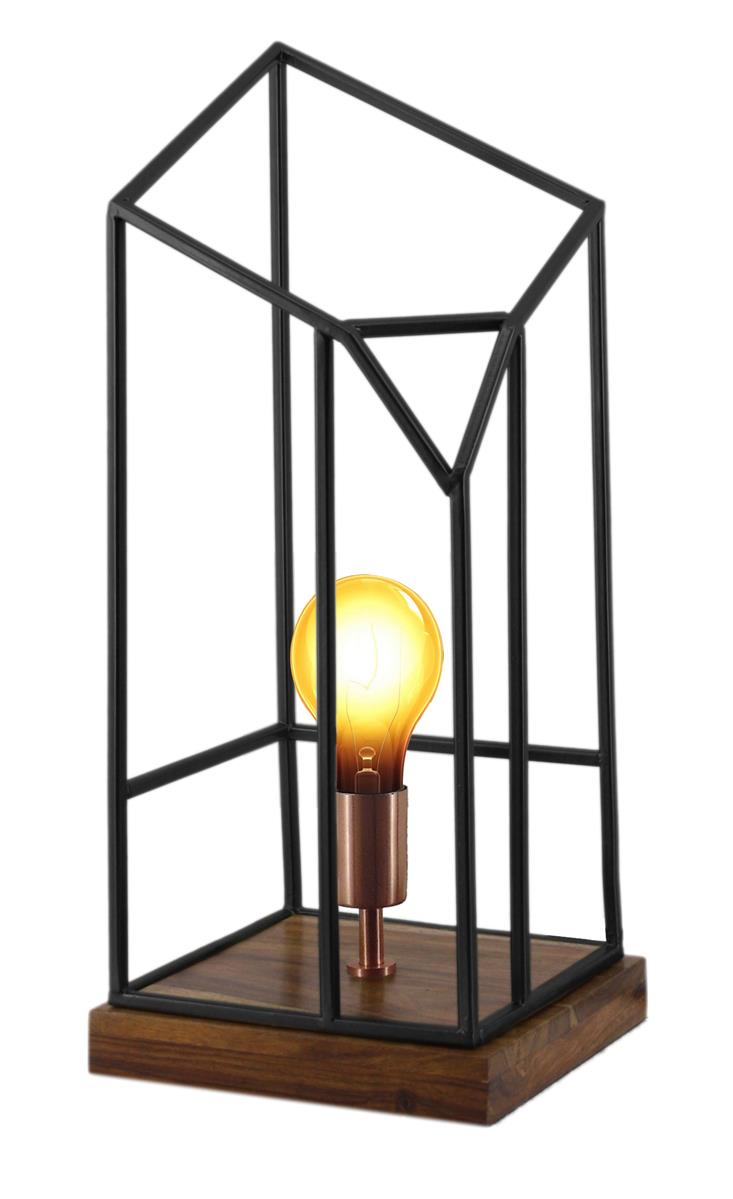 kayoom-tischlampe-regulus-schwarz-industrieller-vintage-stil-kupferfassung image 2