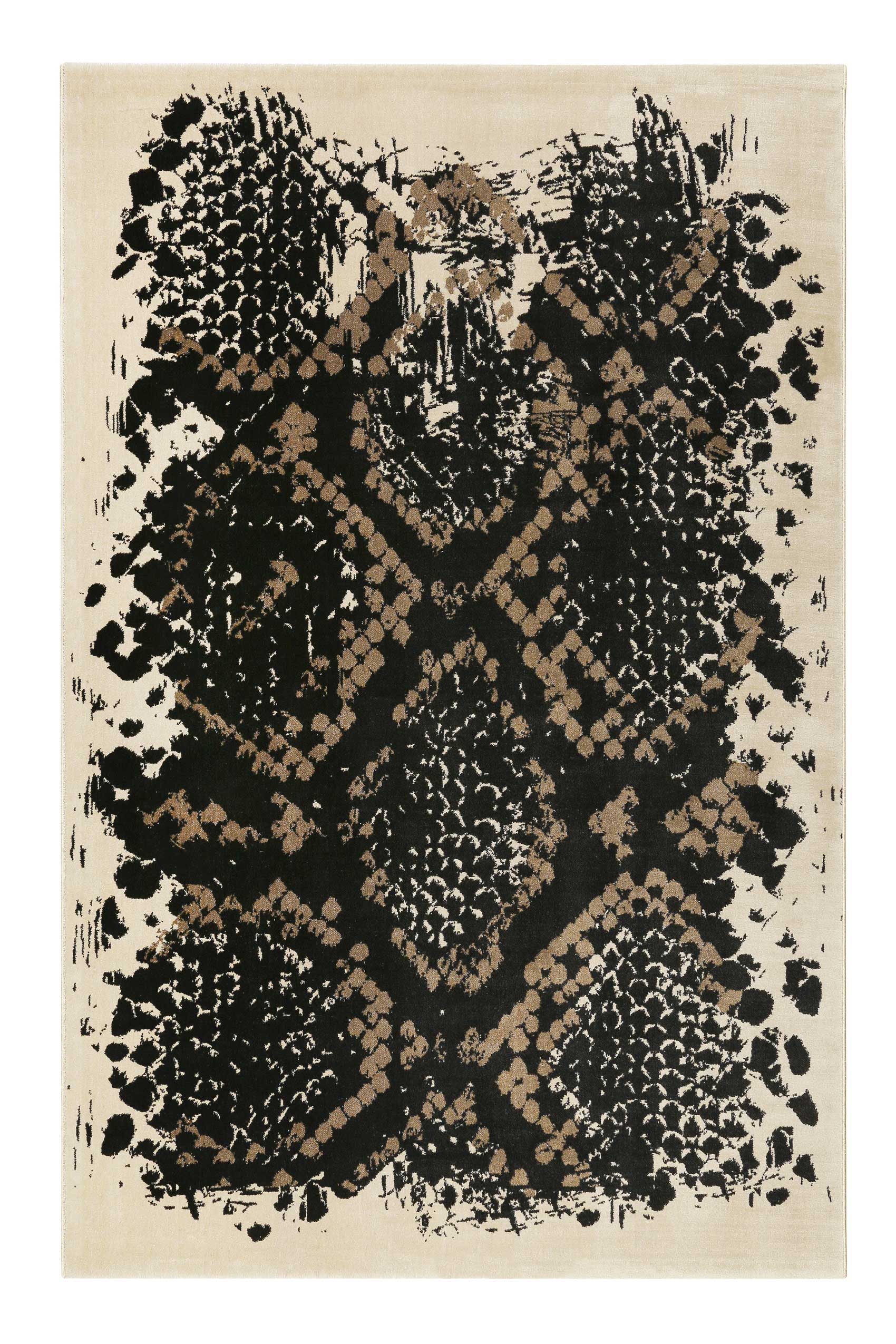 weconhome-teppich-phyton-animal-print-in-schwarz-beige-und-taupe-gewebt-syntheti image 1