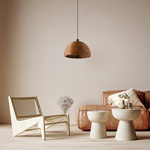 paco-home-pendelleuchte-korb-optik-e27-36-cm-braun-schwarz image 8