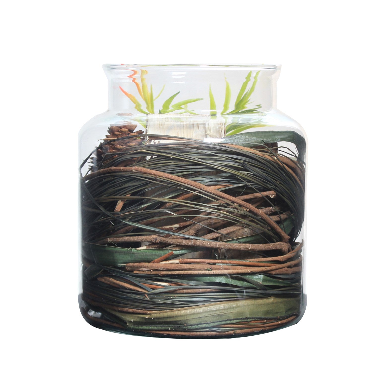 kayoom-dekoglas-flora-810-natural-handgefertigt-transparentes-glas-mit-pflanzena image 5