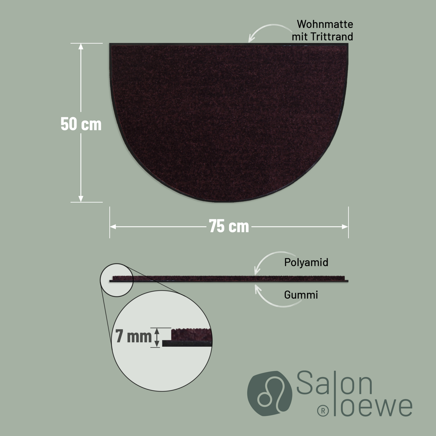 salonloewe-pflaume-halbrund-50-x-75-cm-fu-matte-in-pflaumenfarbe-rutschfest-wasc image 3