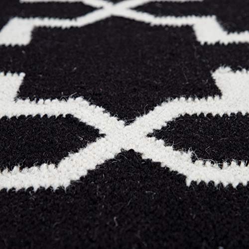 paco-home-marokkanischer-teppich-handgewebt-wolle-schwarz-wei-140x200-cm image 7