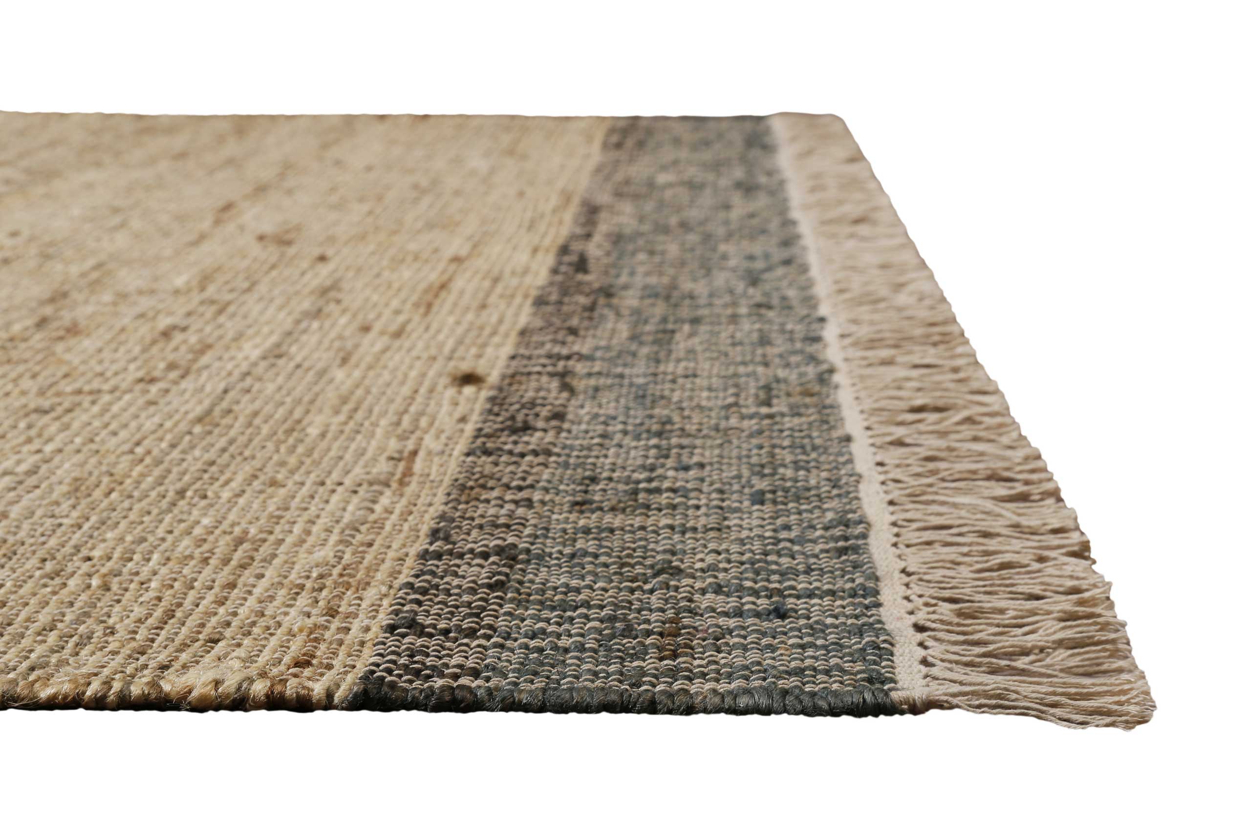 weconhome-green-looop-viktor-handgewebter-kurzflor-teppich-beige-grau-aus-jute-u image 4