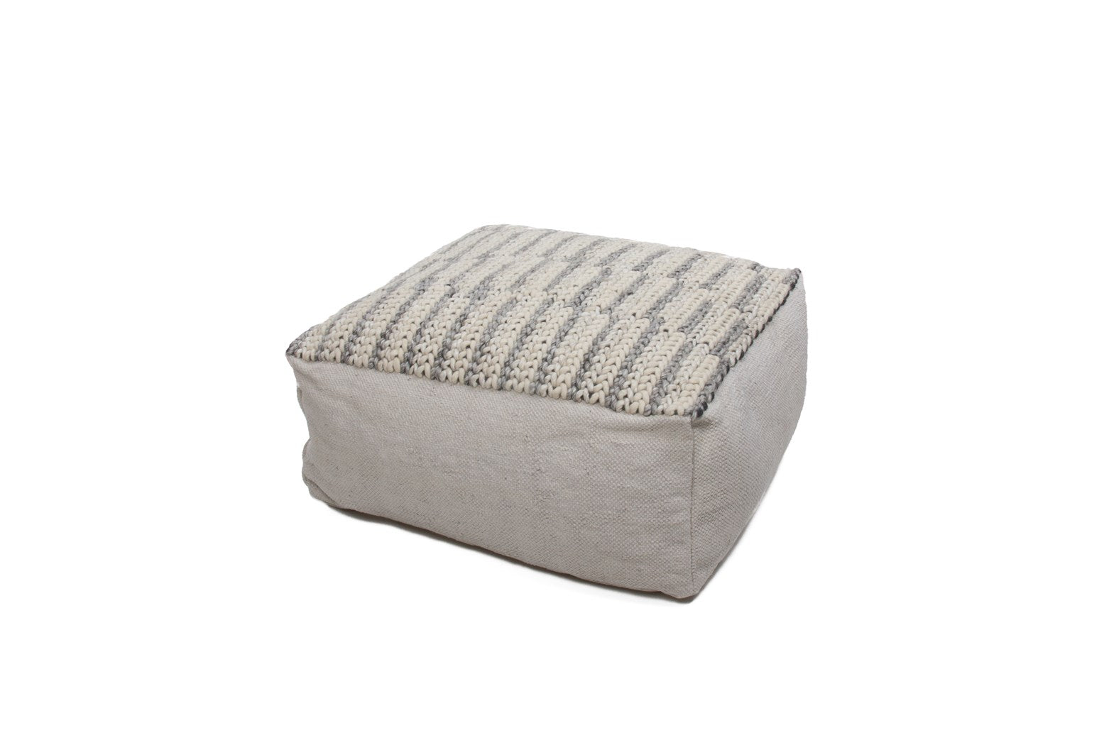kayoom-shaun-510-sitzkissen-set-handgefertigt-aus-polyester-baumwolle-grau image 2