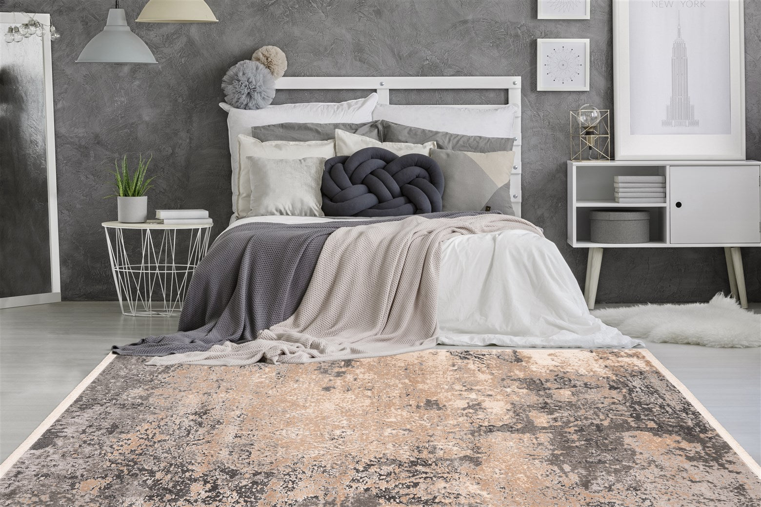 kayoom-palace-525-attraktiver-teppich-mit-vintage-charme-in-dezenten-farben image 8