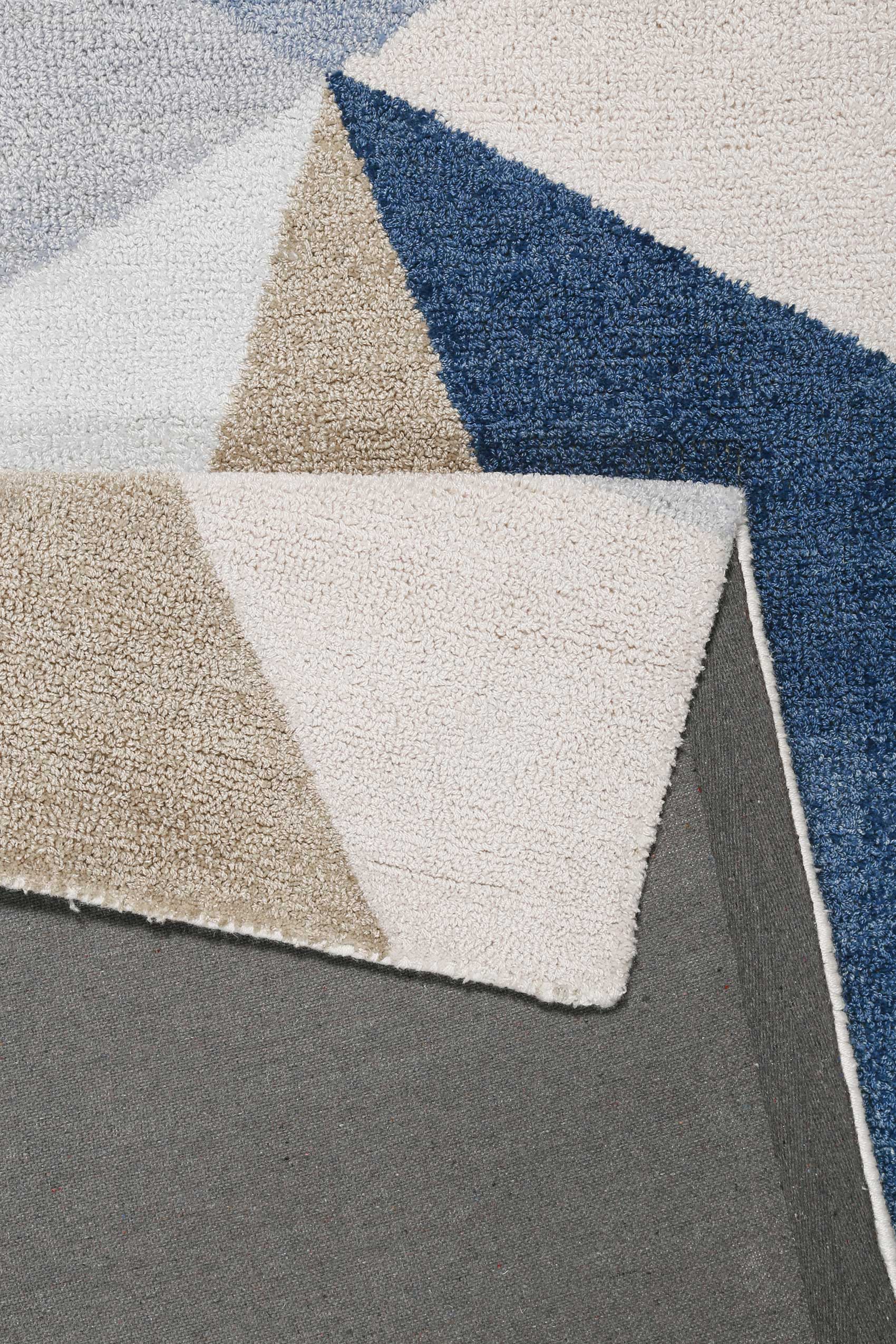 weconhome-kurzflorteppich-next-time-2-0-blau-geometrisches-design-goodweave-sieg image 3
