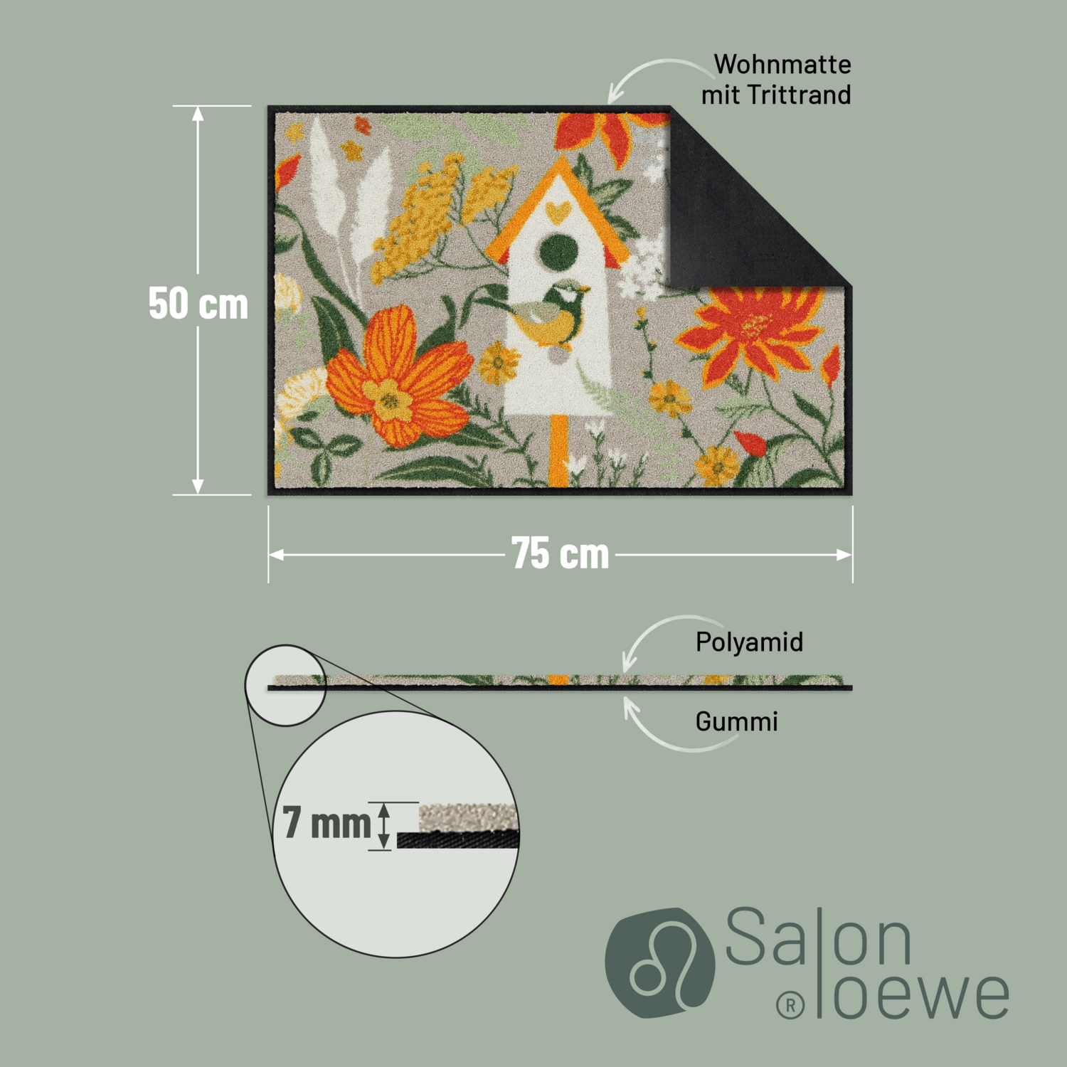 salonloewe-birdies-home-spring-eingangsmatte-50-x-75-cm-florales-design-waschbar image 4