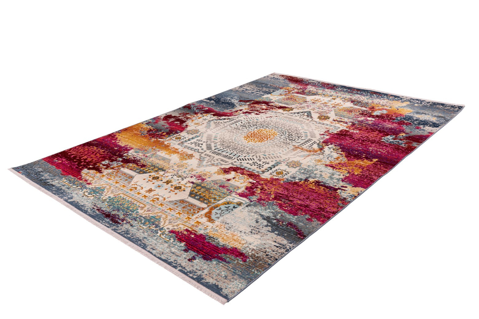 kayoom-anouk-925-vintage-teppich-mit-weichen-fransen image 6