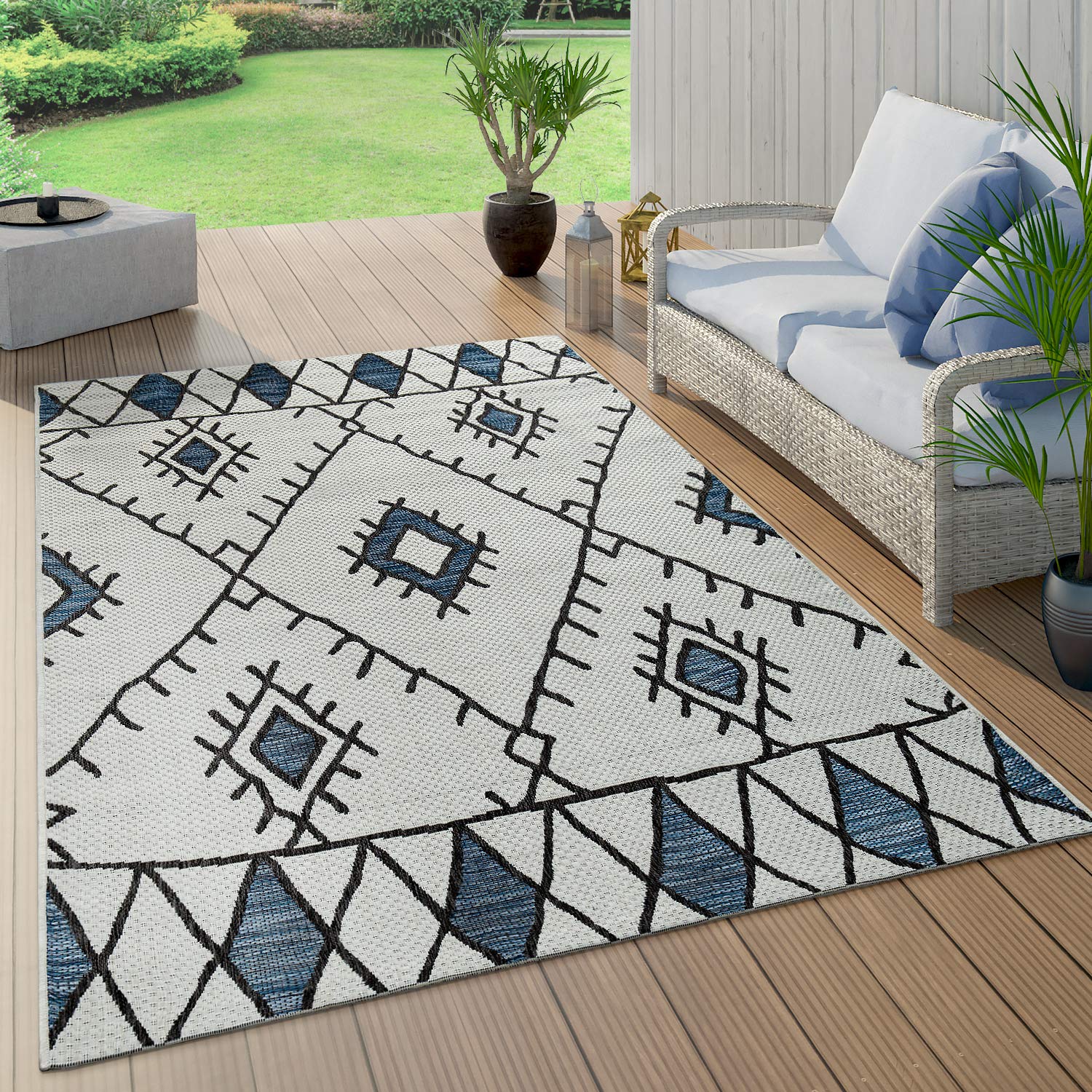 paco-home-in-outdoor-teppich-rauten-ethno-120x160-cm-blau image 1