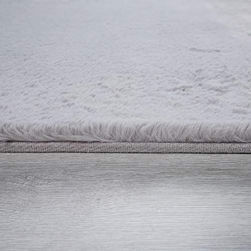 paco-home-rabbit-hochflor-teppich-kaninchenfell-grau-200x290-cm image 7