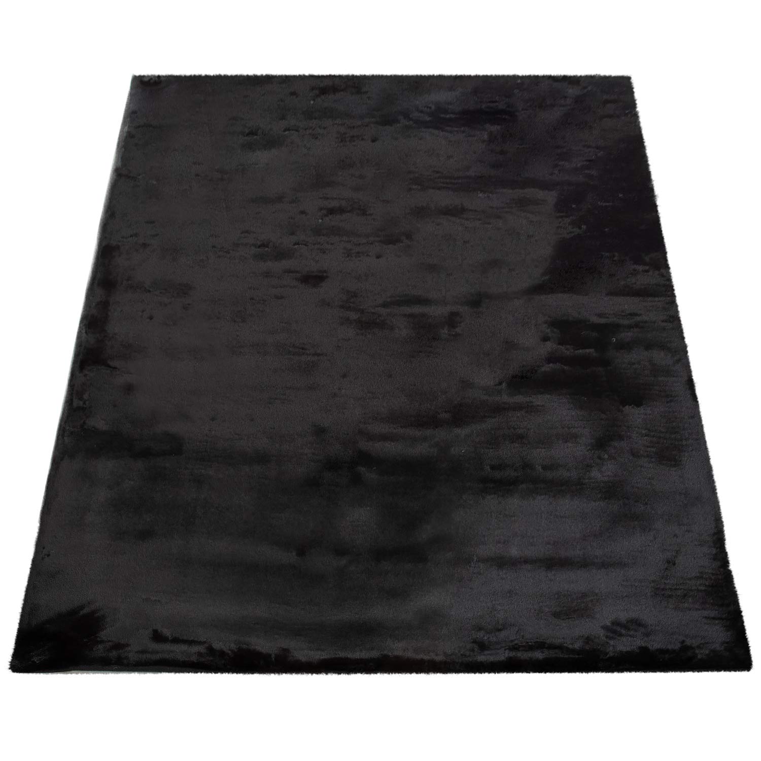 paco-home-rabbit-hochflor-teppich-schwarz-100x200-cm-kaninchenfell-imitat image 4
