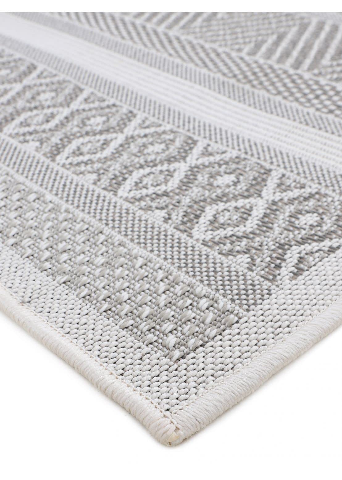 carpetfine-boho-beige-flachgewebeteppich-80x150-cm-in-outdoor-teppich-3 image 5
