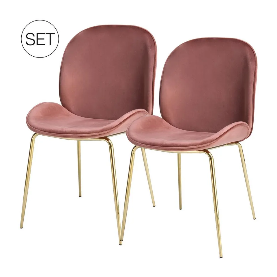 kayoom-stuhl-charlize-110-2er-set-samtiger-stoffbezug-mit-metallgestell image 1