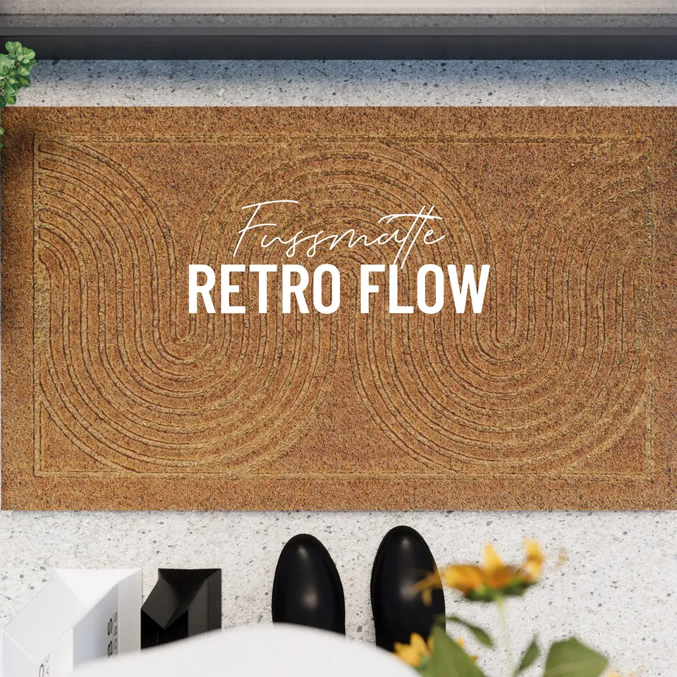 weconhome-retro-flow-fu-matte-kokos-natur-eckig image 1