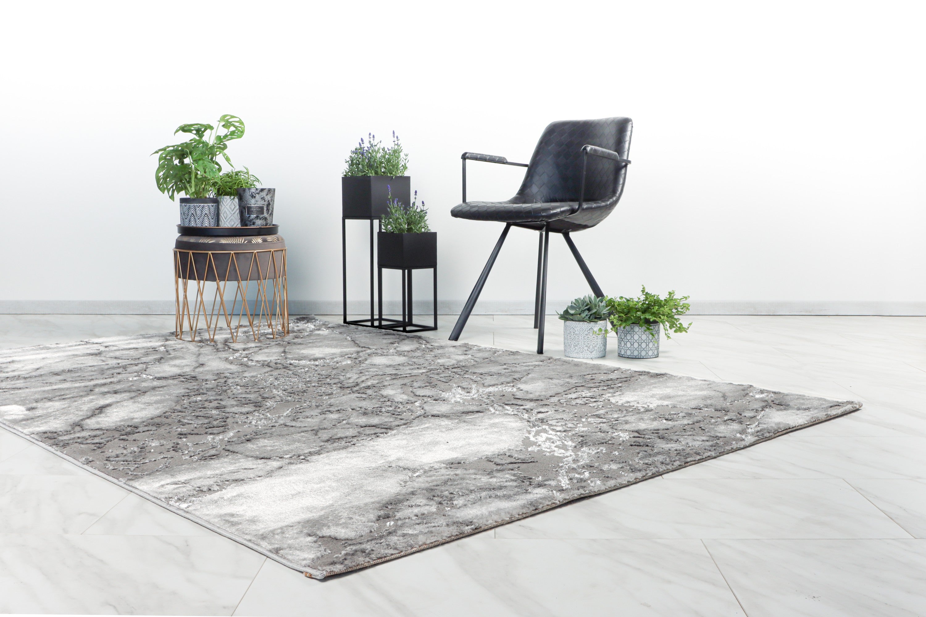 kayoom-anchor-125-kurzflorteppich-12-mm-florh-he-polypropylen-silber image 3