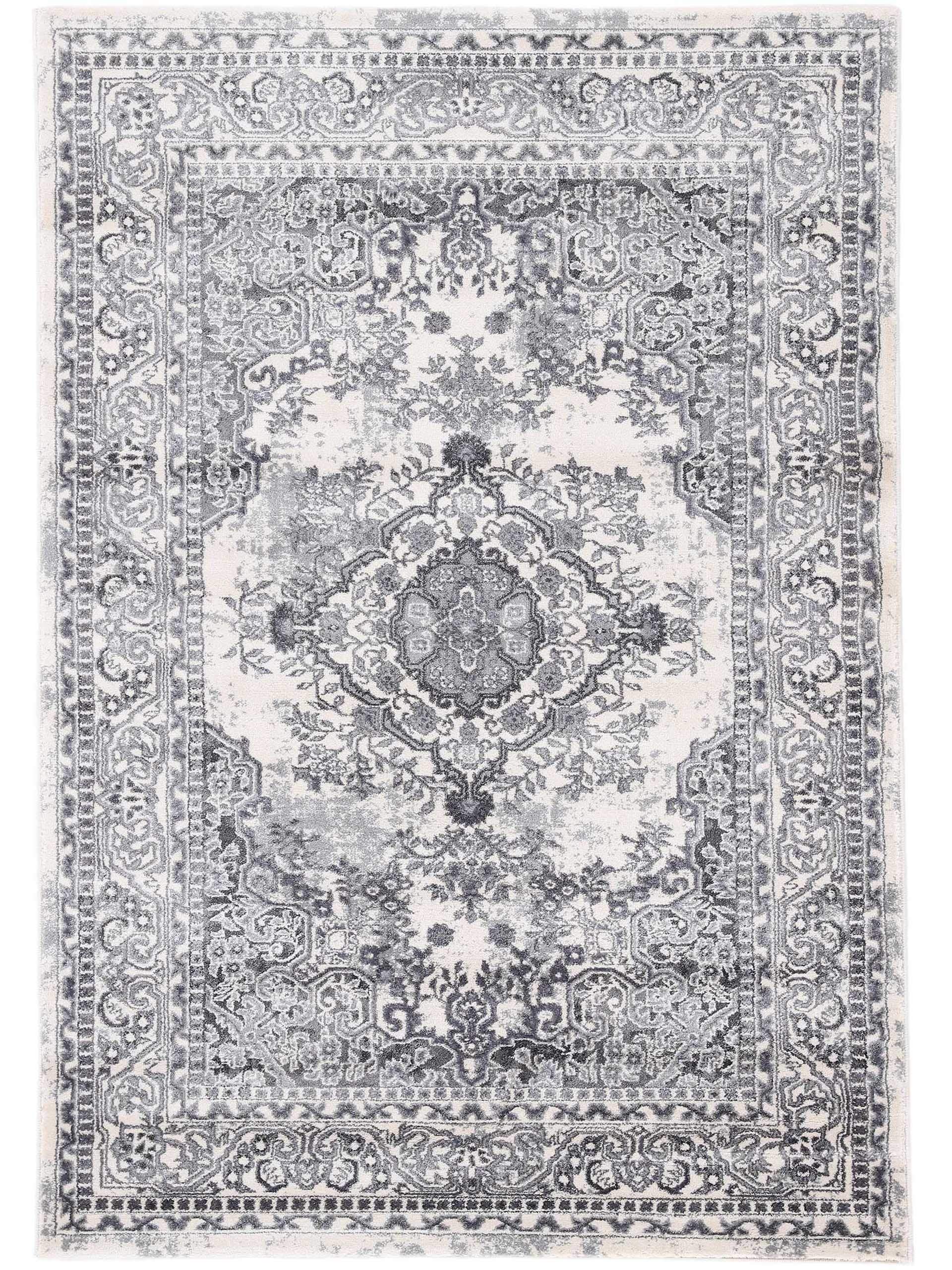 carpetfine-suna-teppich-grau-120x170-cm-moderner-vintage-teppich-f-r-wohn-und-sc image 1
