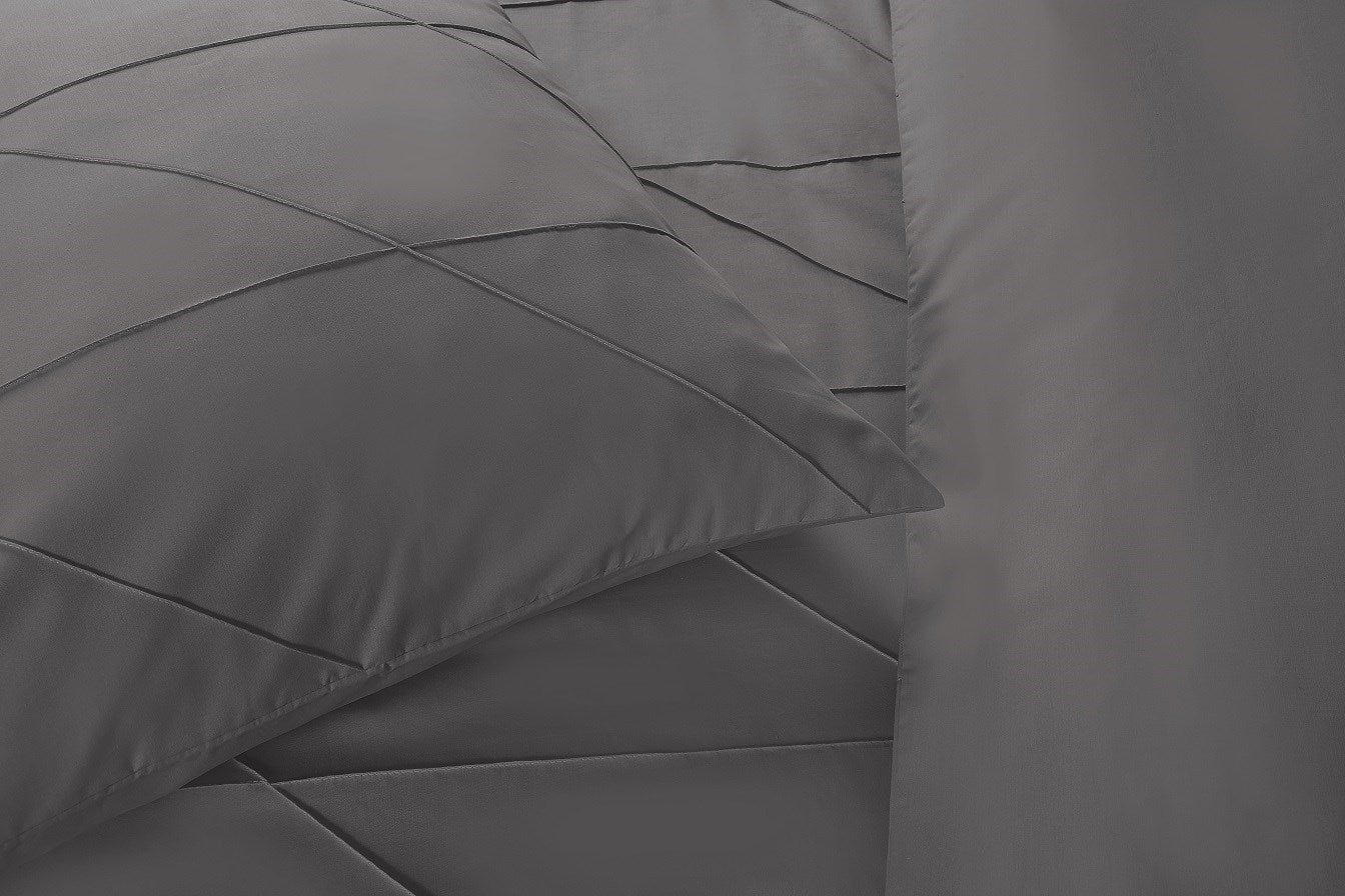kayoom-bettw-sche-lamia-125-100-baumwolle-satin-135x200-cm-80x80-cm-grau image 3