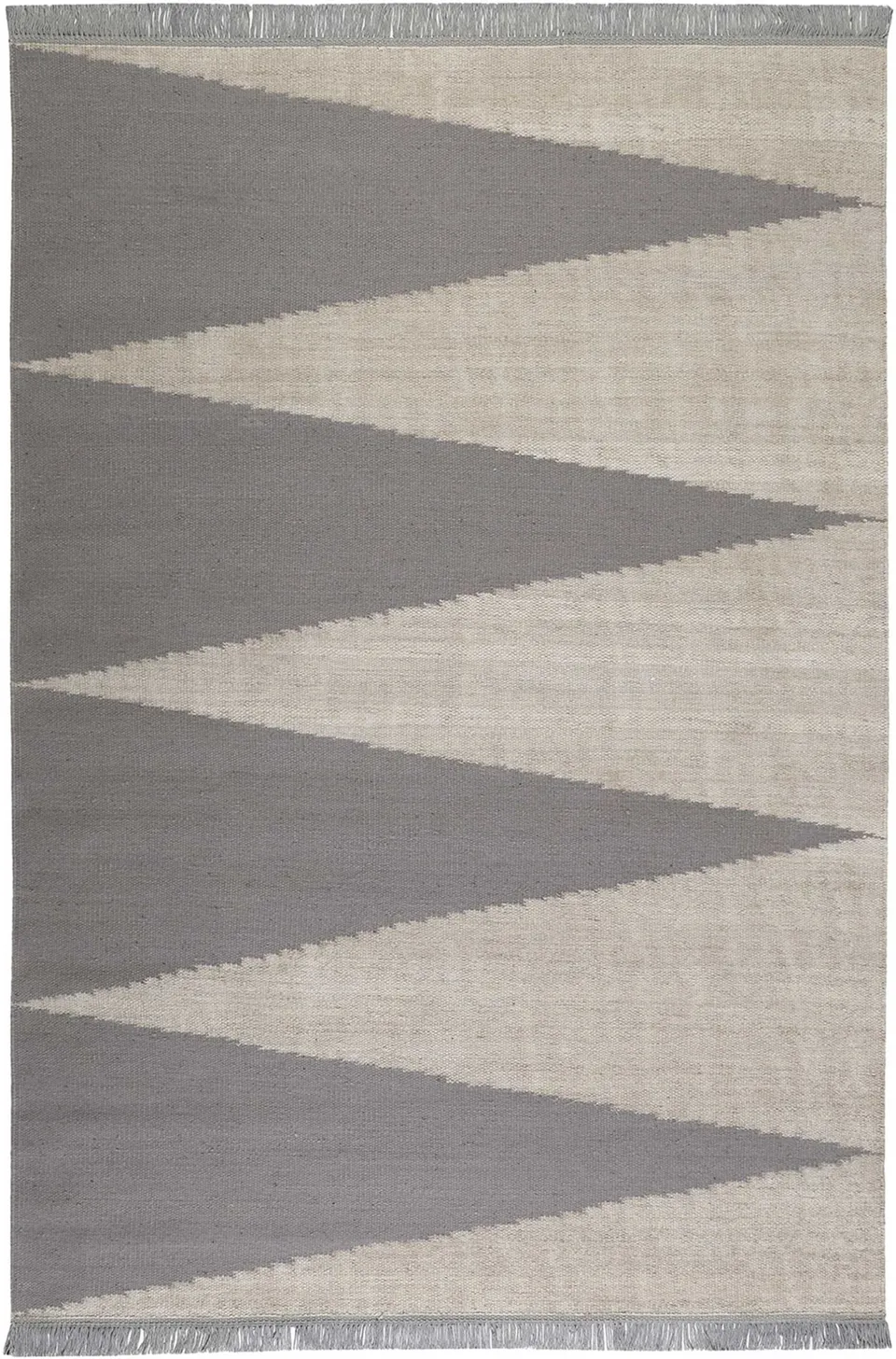 weconhome-kelim-teppich-smart-triangle-grau-beige-naturfaser-handgewebt image 1