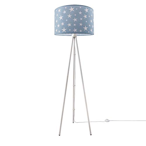 paco-home-kinder-stehlampe-stern-turquoise-dreibein-wei-e27 image 7