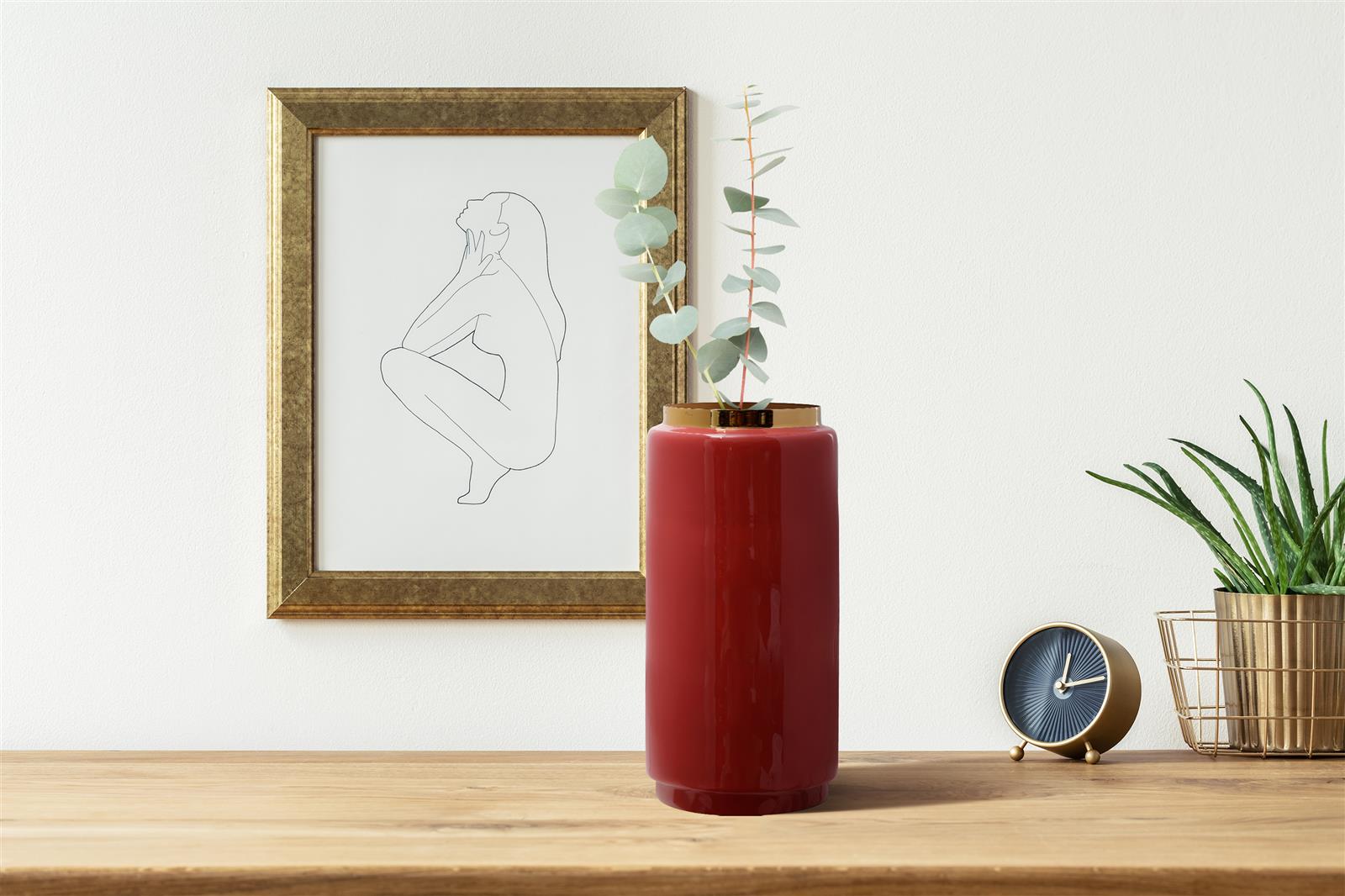 kayoom-vase-art-deco-455-kunstvolle-metallvase-im-art-deco-stil-dekovase-f-r-woh image 5