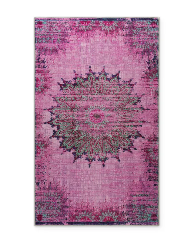 weconhome-badteppich-healing-violett-multi-orientalisch-vintage-antirutsch-30-c- image 1