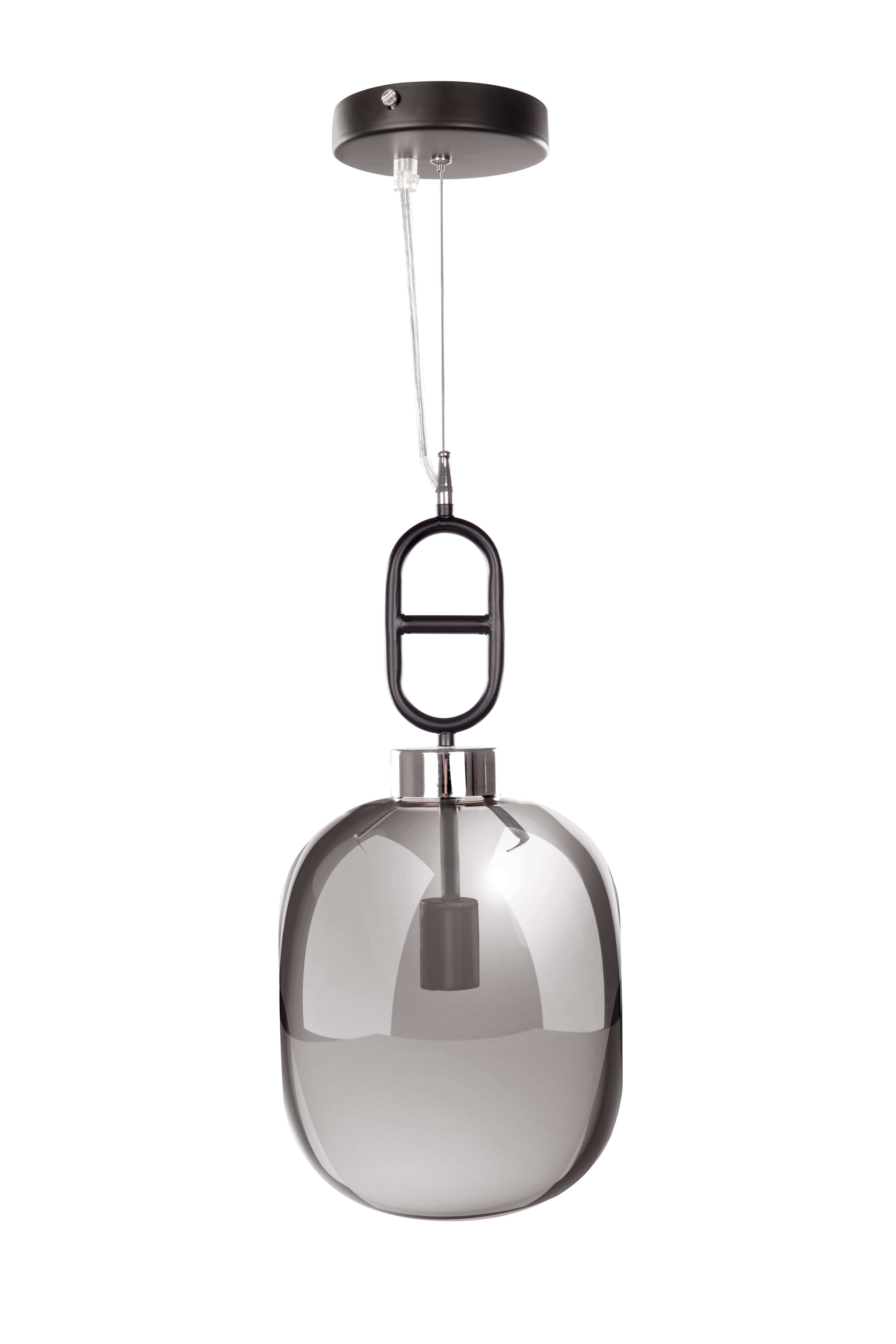 kayoom-calai-i-410-h-ngelampe-glas-mit-metall-halterung-rundliche-form-luxuri-se image 1