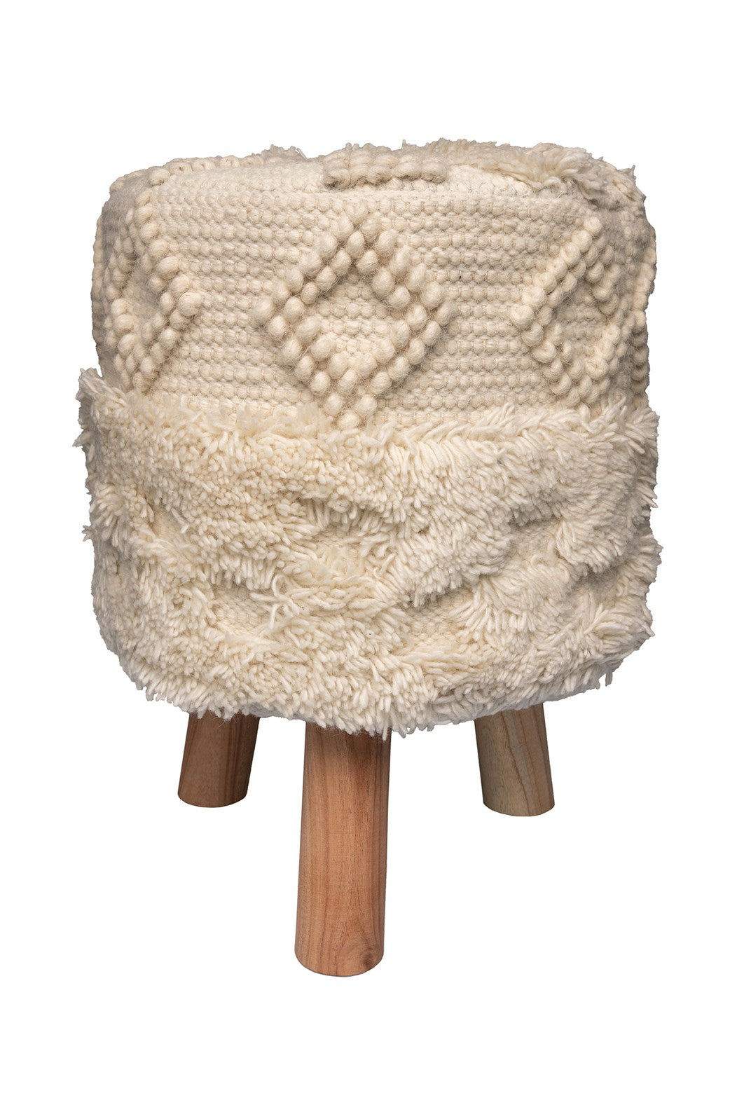 kayoom-hocker-bohist-125-sitzhocker-im-boho-stil-mit-fransen-und-quasten image 1