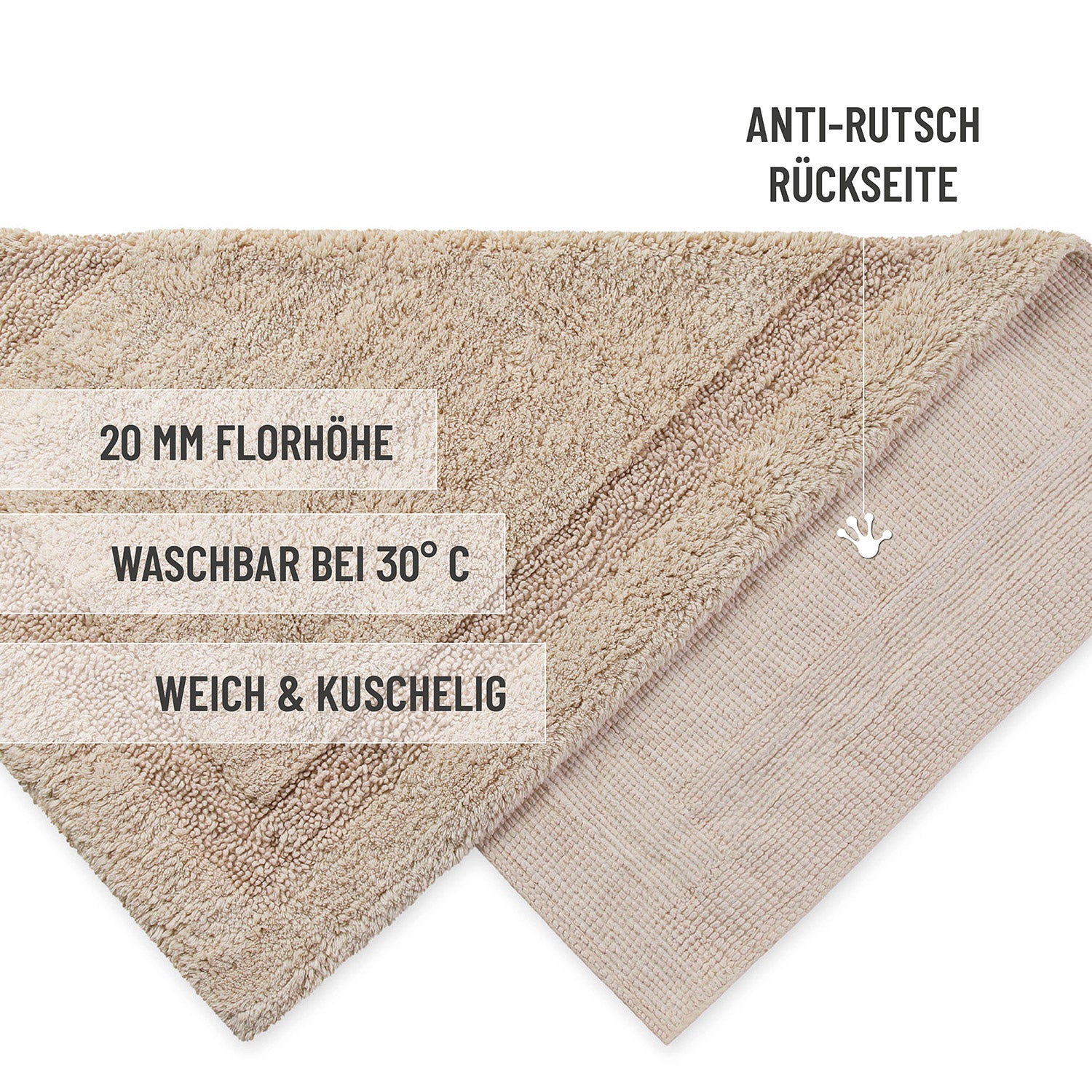 weconhome-basics-badteppich-knut-beige-100-baumwolle-20-mm-flor-getuftet-rutschh image 6