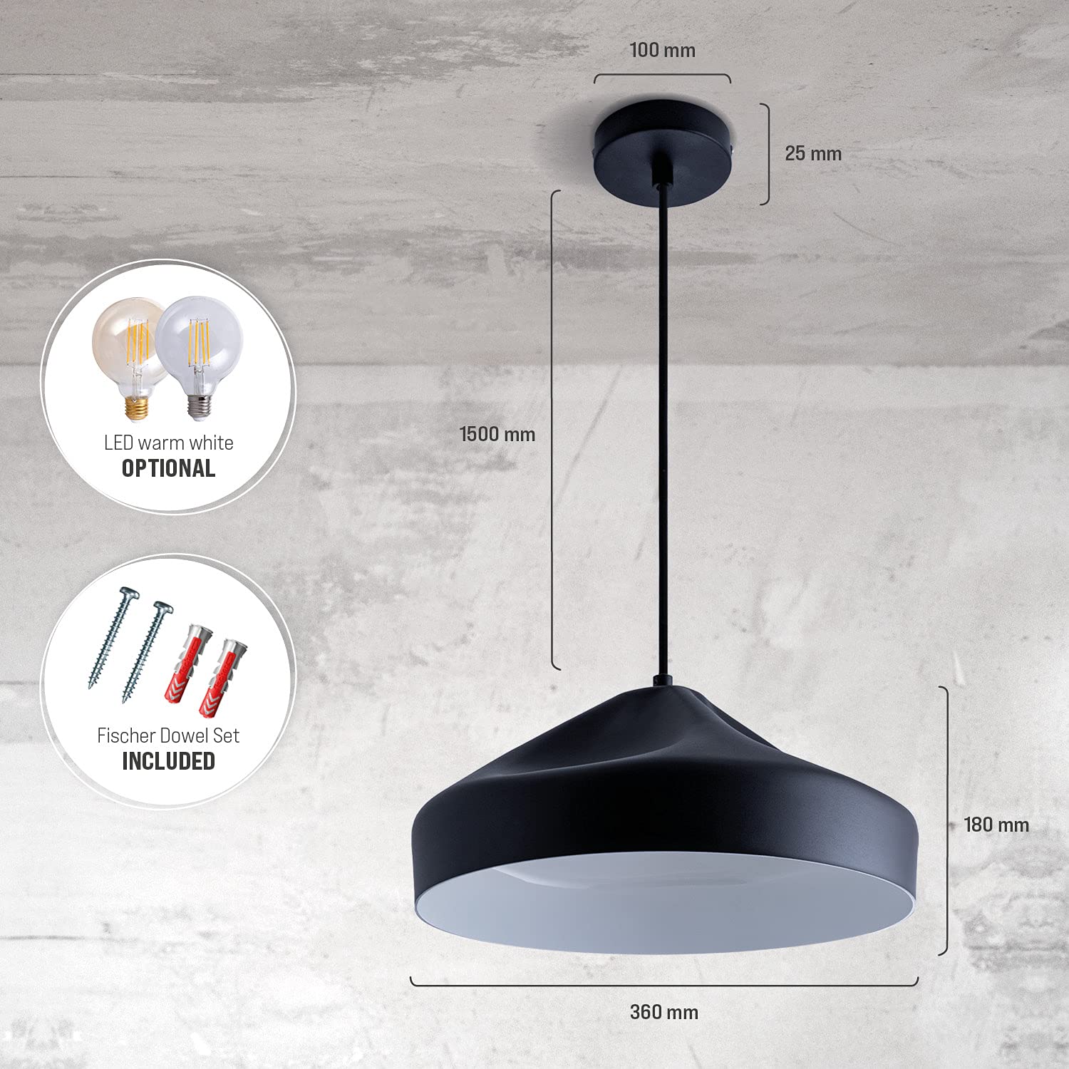 paco-home-pendelleuchte-h-ngelampe-esszimmer-k-chenlampe-1-5-m-textilkabel-k-rzb image 3