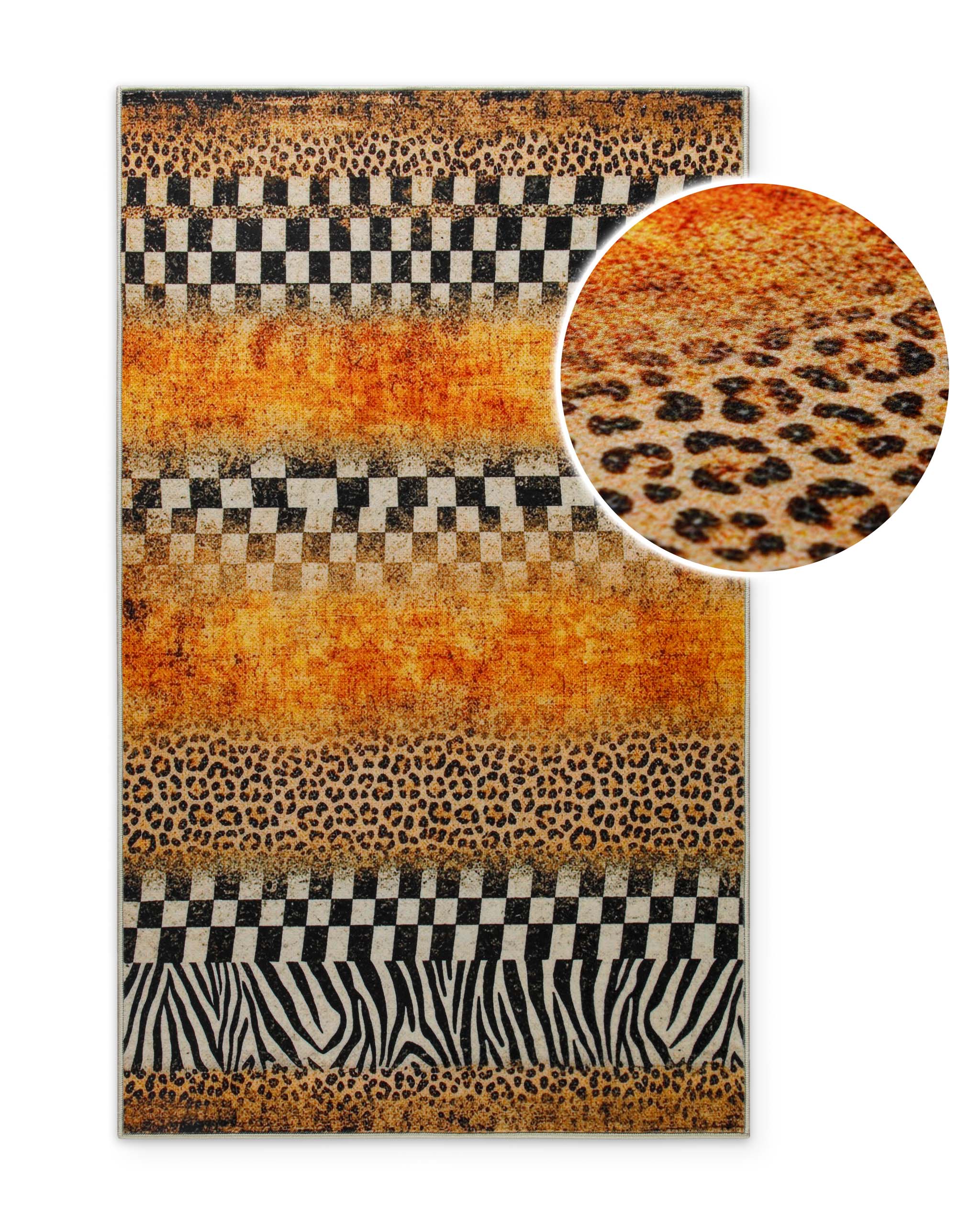 weconhome-jungle-stripes-badteppich-gelb-orange-zebra image 8