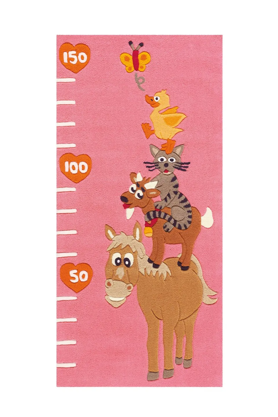 kayoom-joy-4168-kurzflorteppich-buntes-motiv-acryl-pflegeleicht-f-r-kinderzimmer image 1