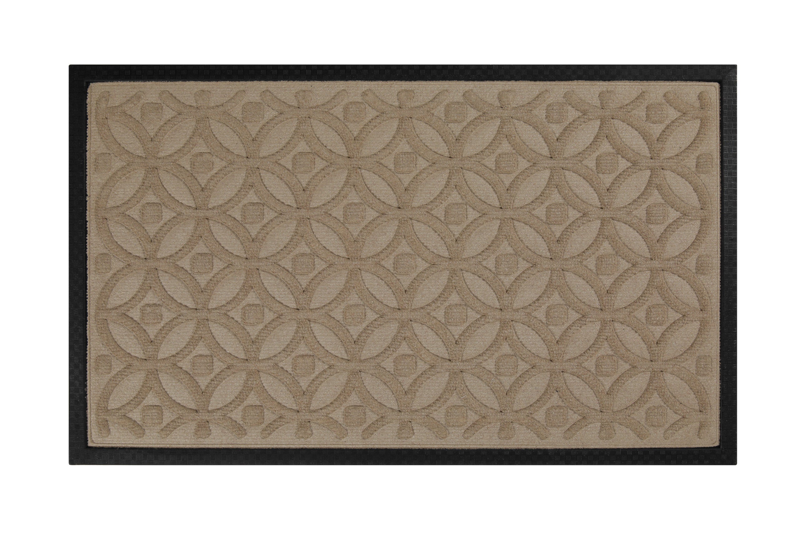 weconhome-fu-matte-midnight-mosaic-sand-beige-recycling-synthetik-waschbar image 3