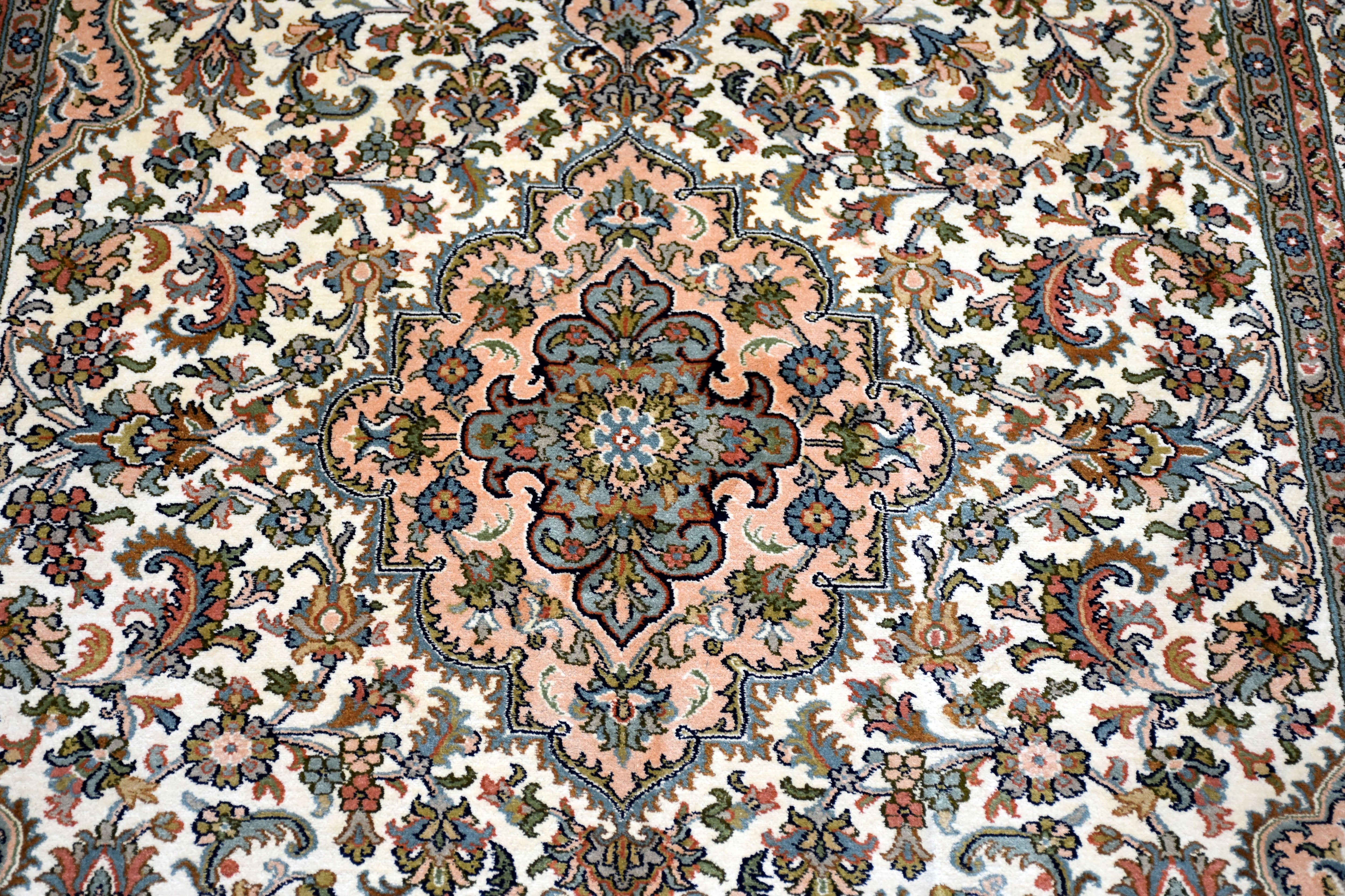 kayoom-kashan-9422-multi-handgewebter-orientteppich-122x182-cm image 4