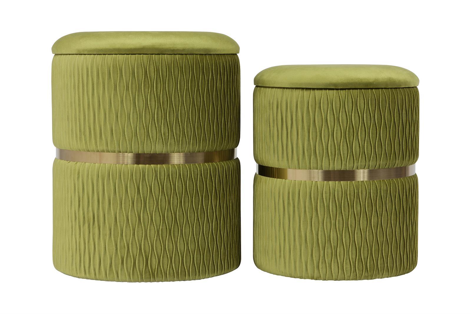 kayoom-hocker-zora-425-2er-set-rund-mit-stauraum-samt image 7