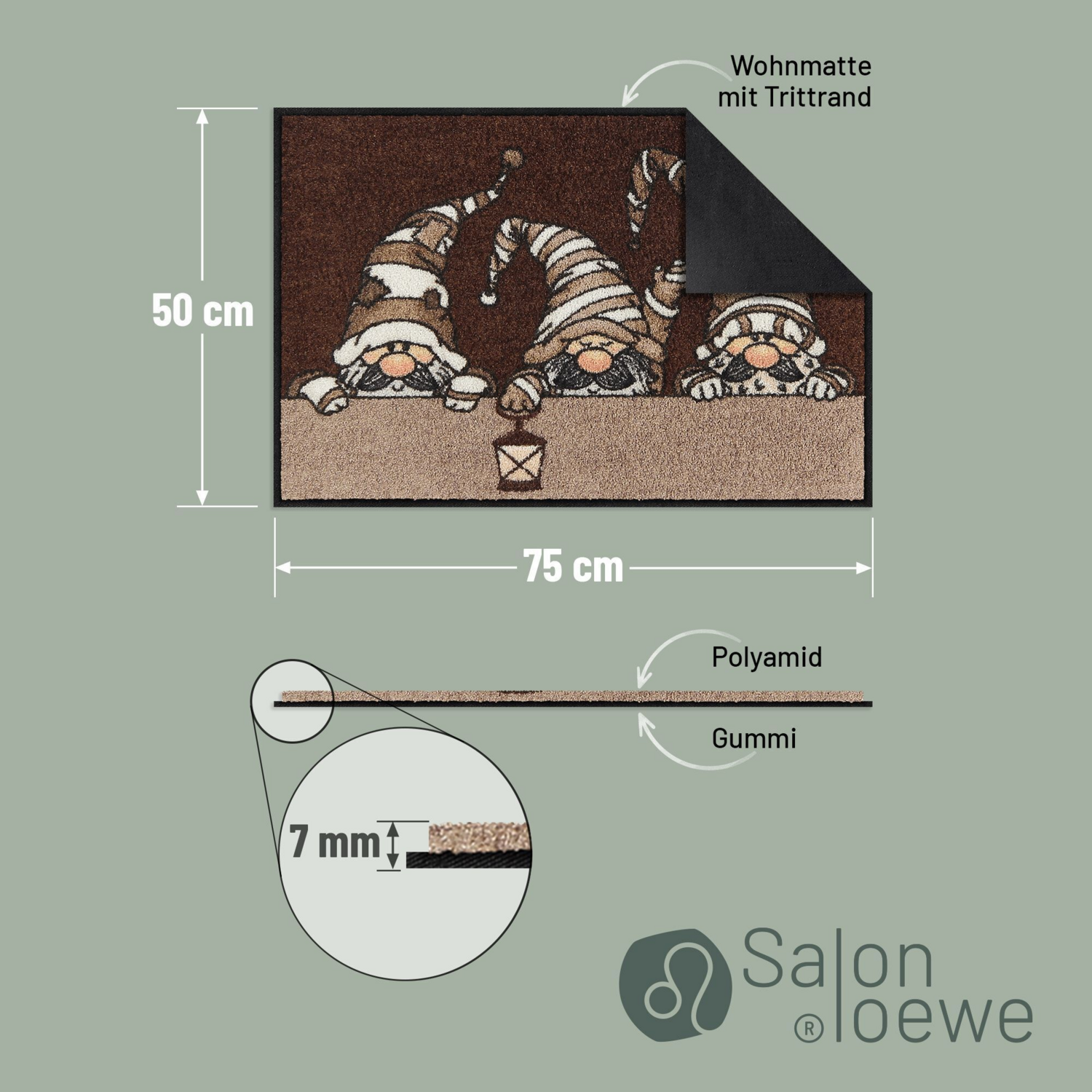 salonloewe-julklapp-mocca-eingangsmatte-50-x-75-cm-wichtel-motiv-f-r-die-weihnac image 3