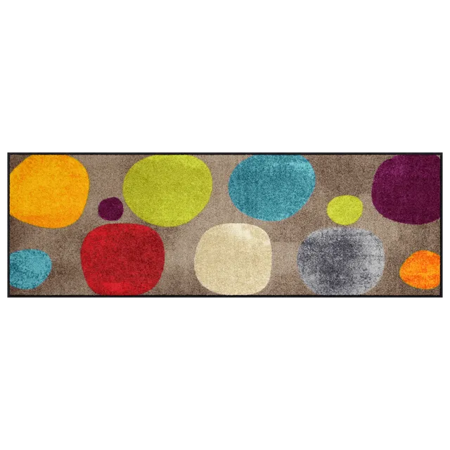 salonloewe-broken-dots-colourful-teppich-60-x-180-cm-moderner-schmutzfangteppich image 1