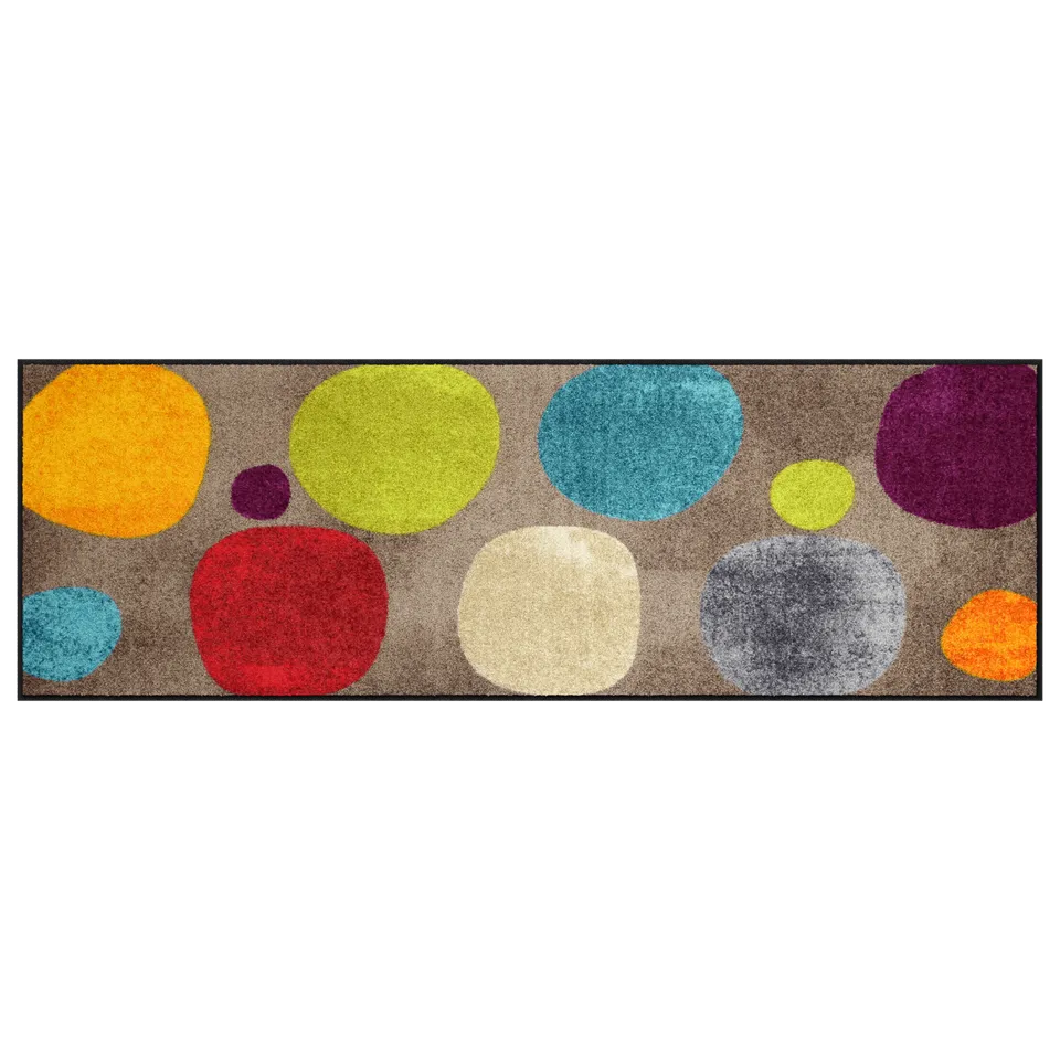 salonloewe-broken-dots-colourful-teppich-60-x-180-cm-moderner-schmutzfangteppich image 1