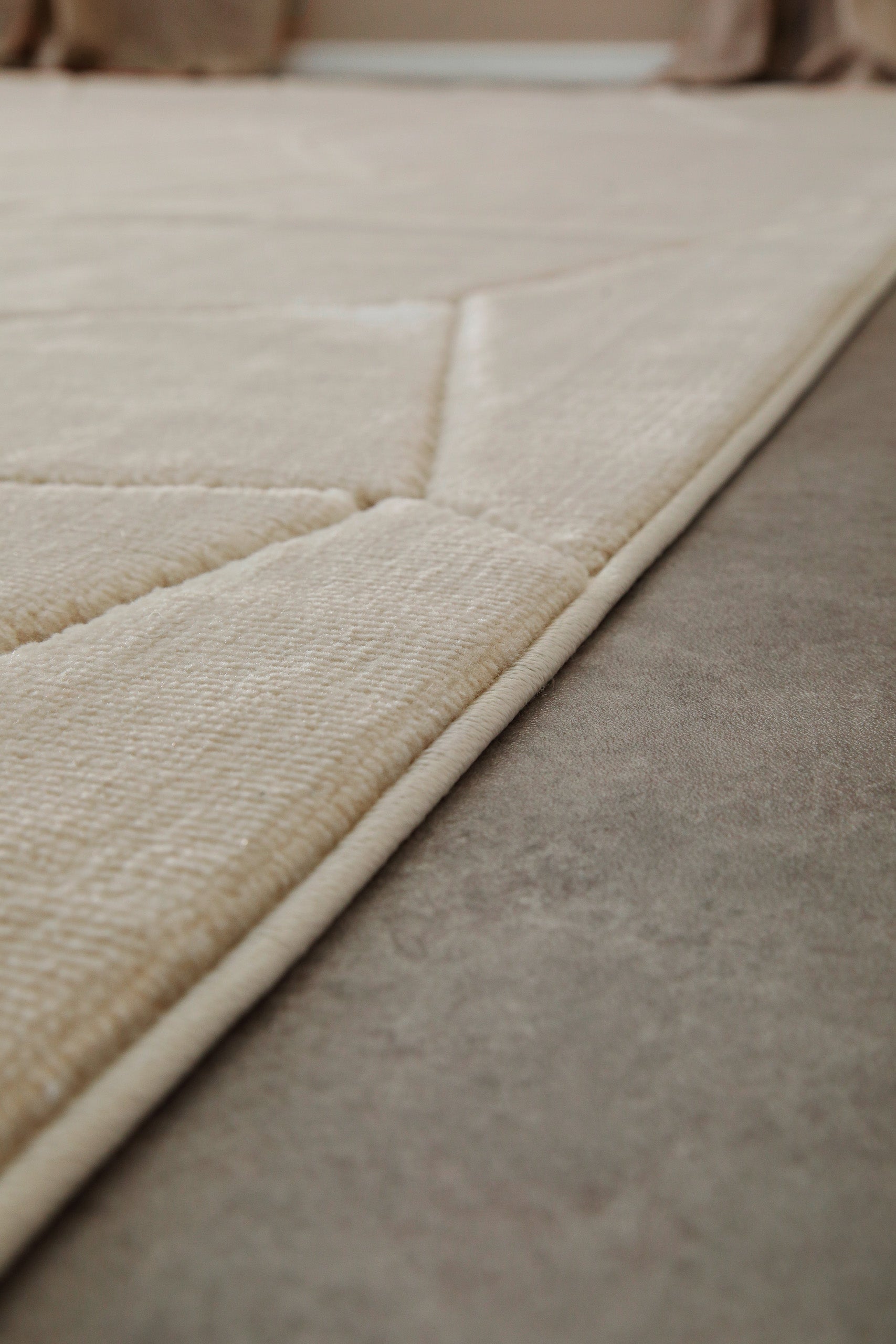weconhome-kurzflorteppich-unplugged-sand-beige-geometrisch-maschinell-gewebt-pfl image 5