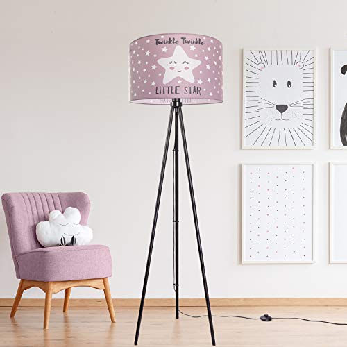 paco-home-volta-kinder-stehlampe-stern-pink-45-5-cm-e27 image 7